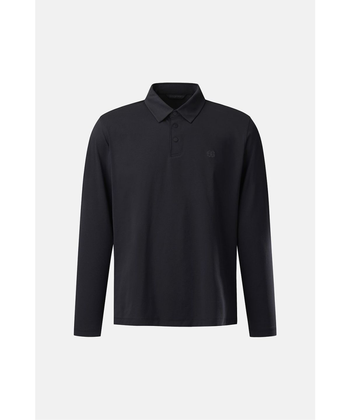 코오롱스포츠(KOLON SPORT) 남성 베이직 폴로 긴팔 티셔츠 TLTBX26101BLK