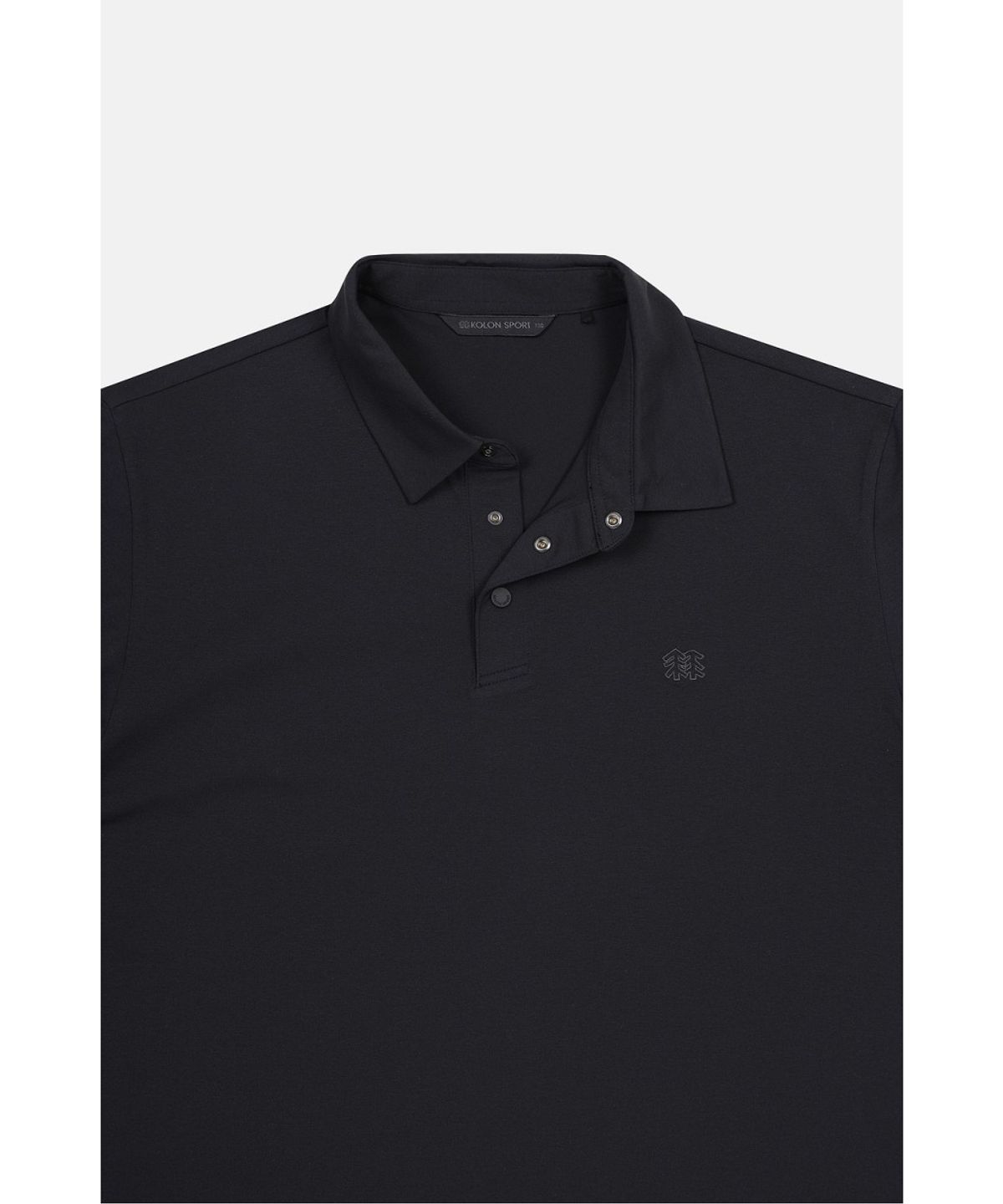 코오롱스포츠(KOLON SPORT) 남성 베이직 폴로 긴팔 티셔츠 TLTBX26101BLK