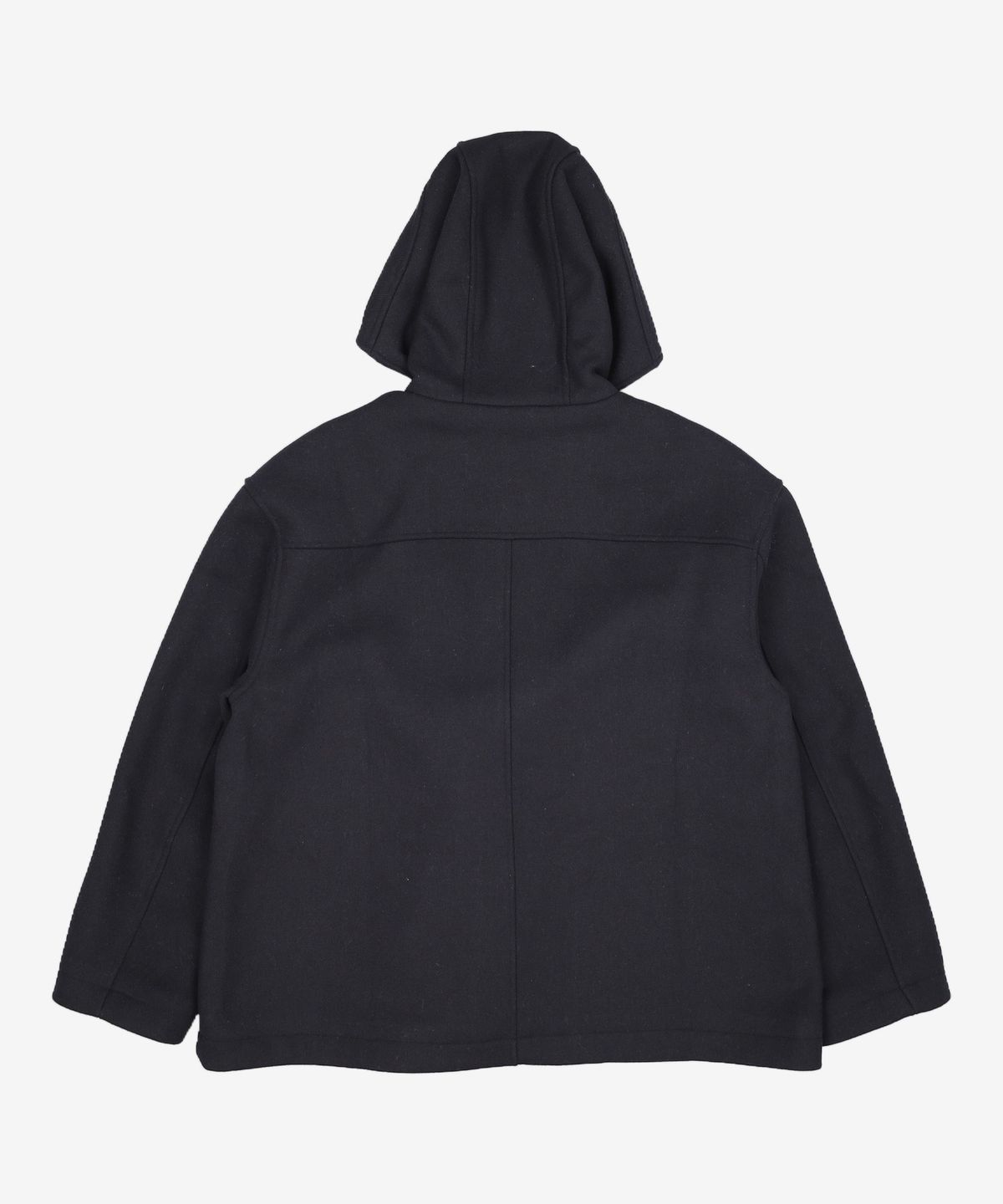 키뮤어(KIIMUIR) (우먼) 울(WOOL) 후드 더플 하프 코트_네이비 S