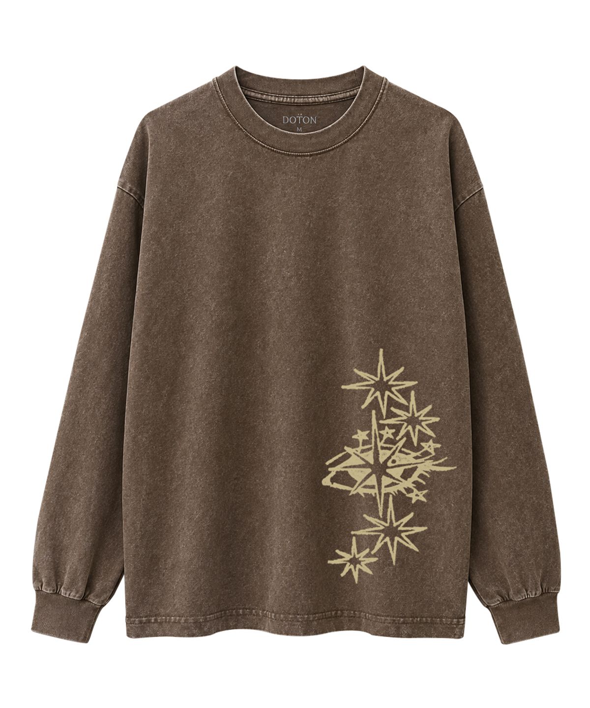 도톤(DOTON) AFTERGLOW ACID LONG SLEEVE (Black)