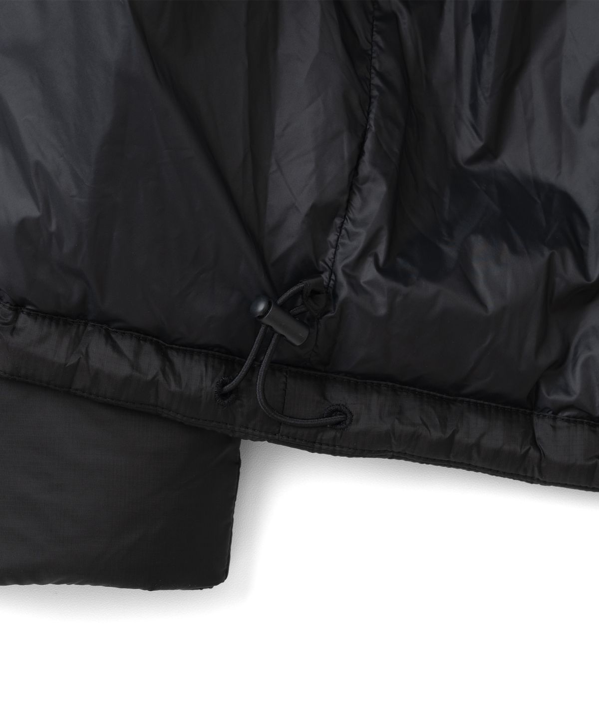 더콜디스트모먼트(THECOLDESTMOMENT) TCM slice fingerhole down jacket (black)