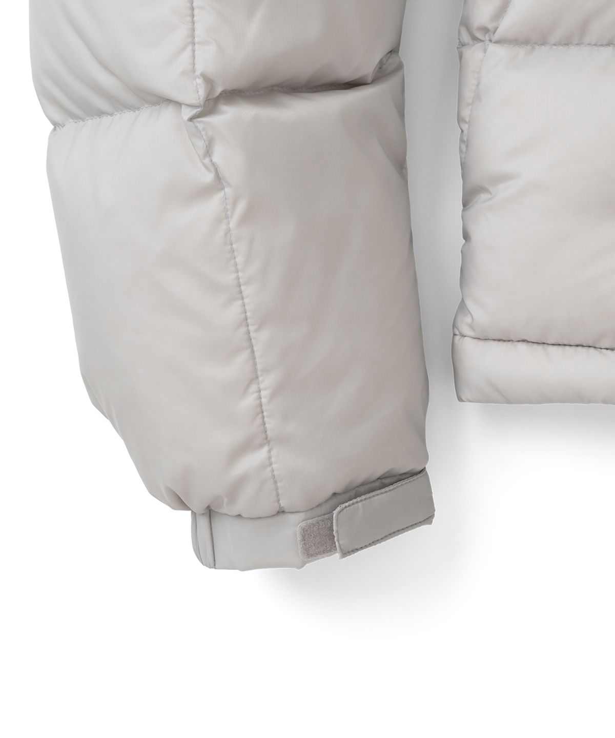 더콜디스트모먼트(THECOLDESTMOMENT) TCM grid quilted heavy padding (grey beige)