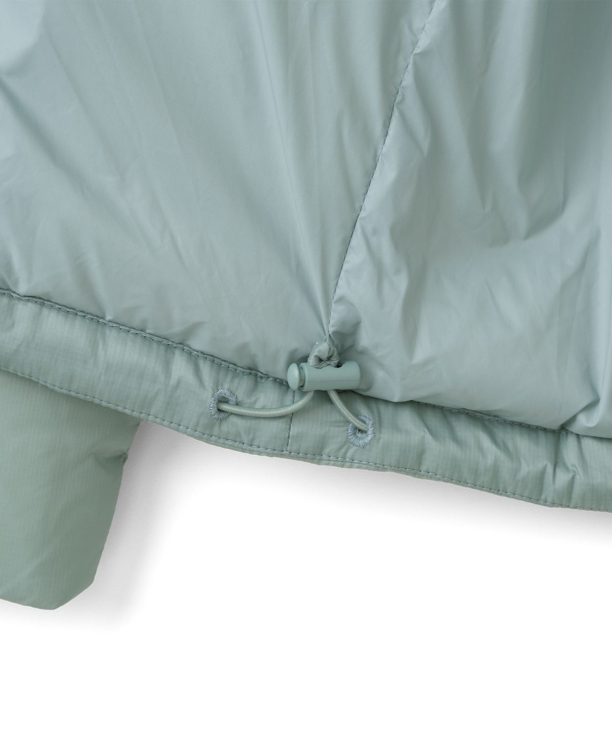 더콜디스트모먼트(THECOLDESTMOMENT) TCM slice fingerhole down jacket (mint)