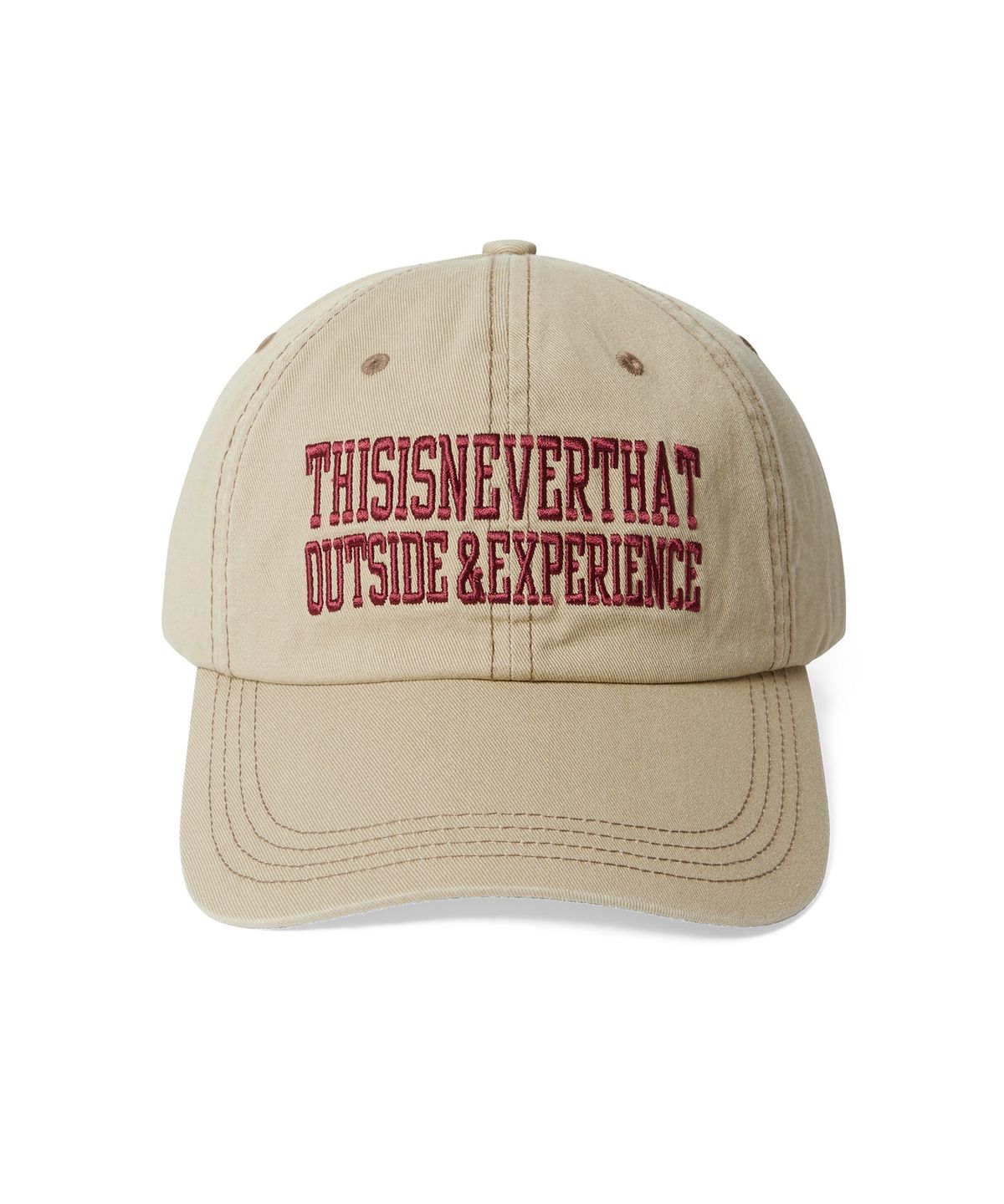 디스이즈네버댓(THISISNEVERTHAT) Outside Cap Beige