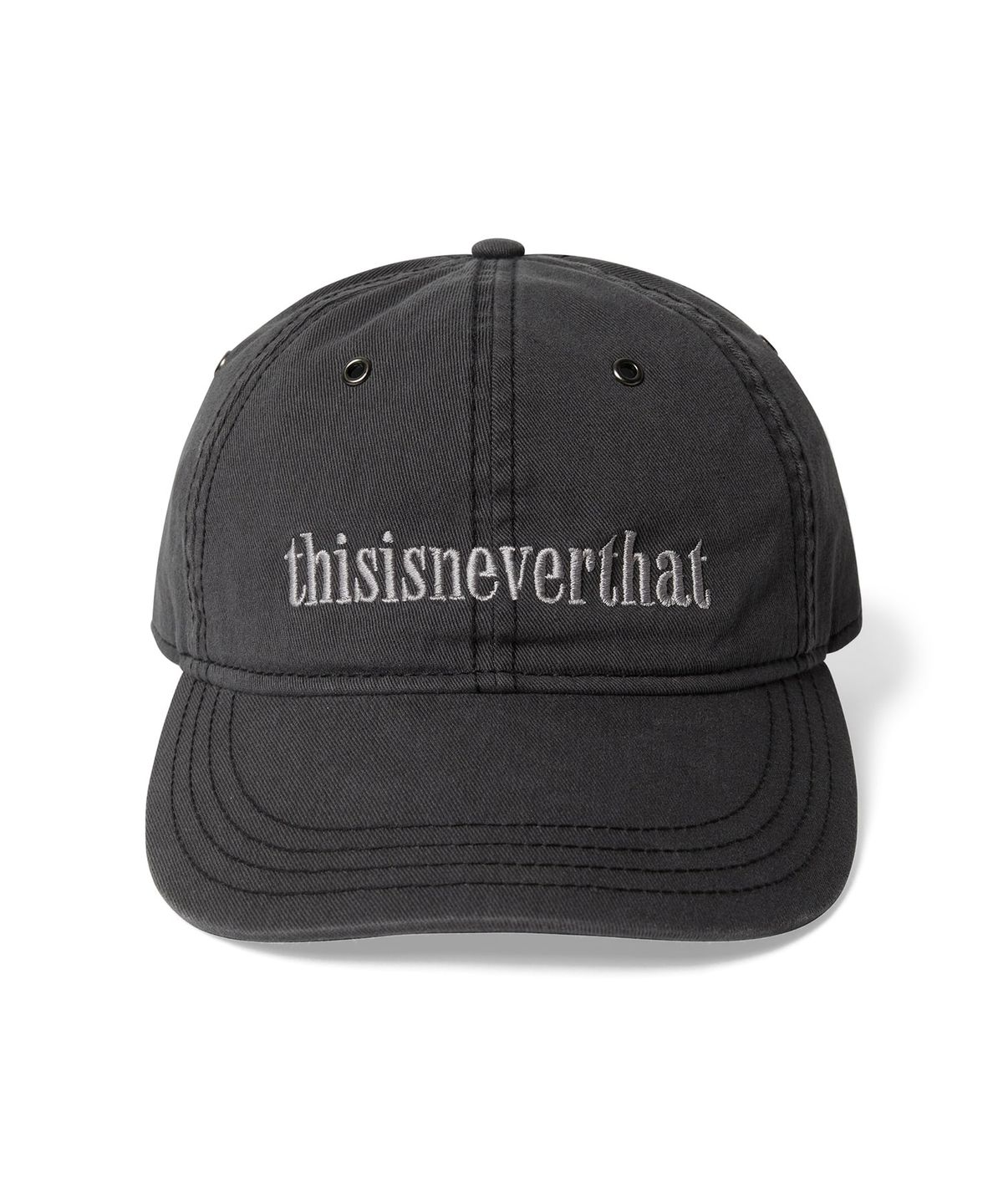 디스이즈네버댓(THISISNEVERTHAT) Onyx Logo Cap Charcoal