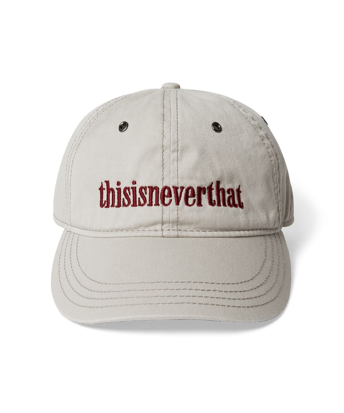 디스이즈네버댓(THISISNEVERTHAT) Onyx Logo Cap Off White