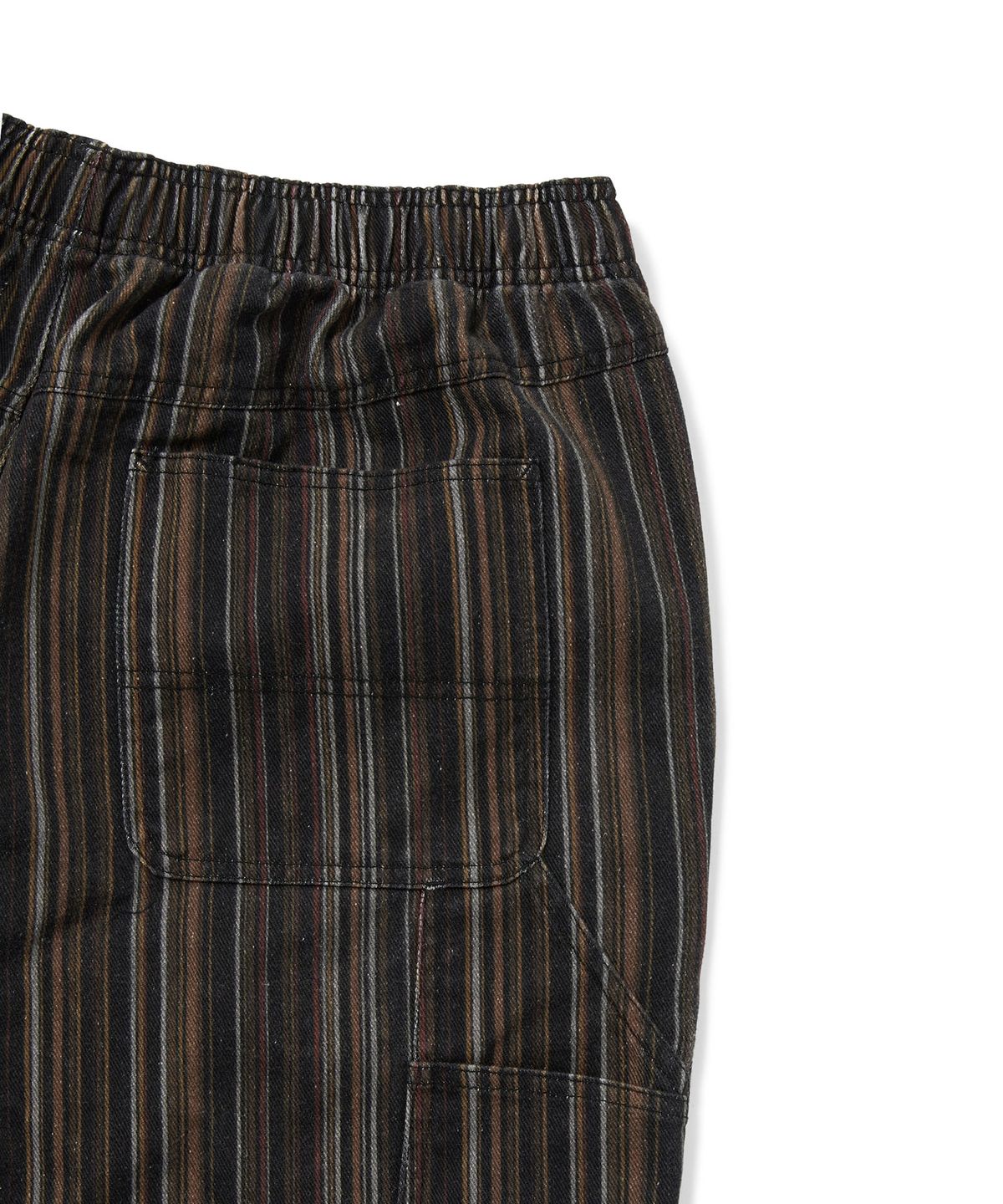 디스이즈네버댓(THISISNEVERTHAT) Striped Flow Pant Black