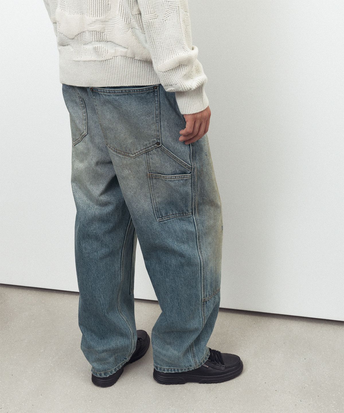 디스이즈네버댓(THISISNEVERTHAT) Denim Double Knee Pant Mud
