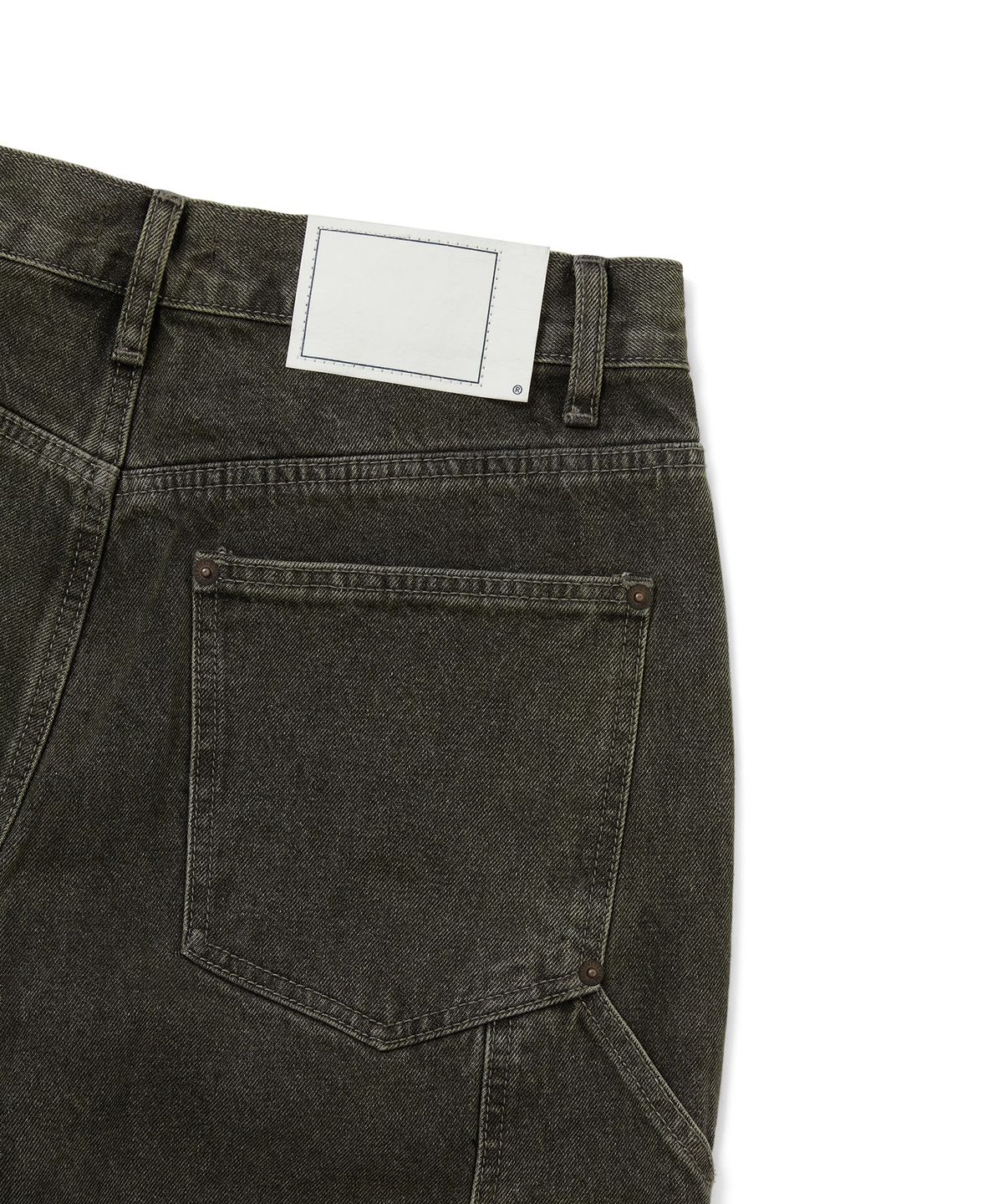 디스이즈네버댓(THISISNEVERTHAT) Denim Double Knee Pant Olive
