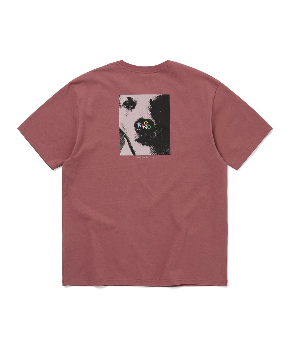 디스이즈네버댓(THISISNEVERTHAT) Bingo Doggy Tee Berry