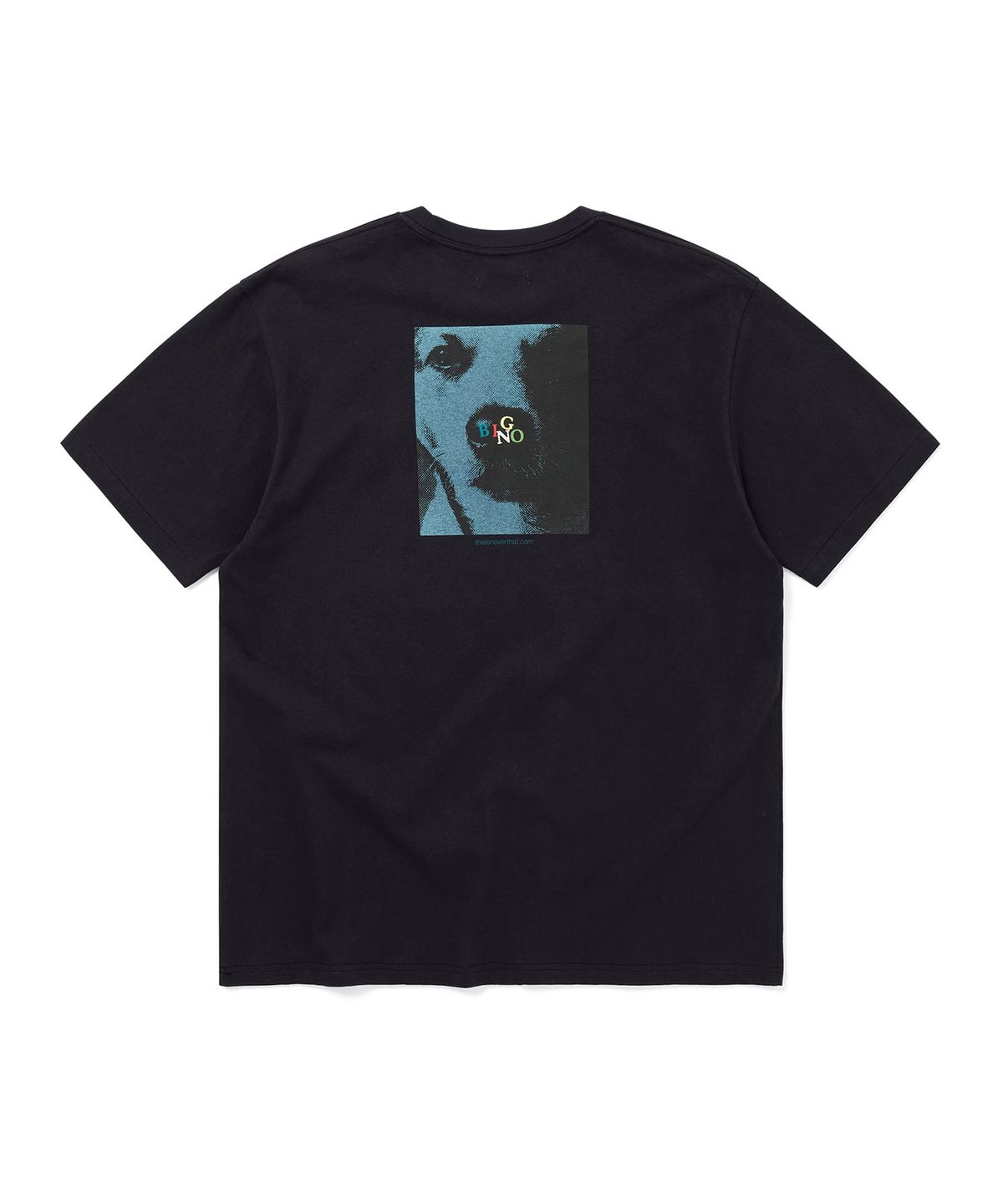 디스이즈네버댓(THISISNEVERTHAT) Bingo Doggy Tee Damaged Black