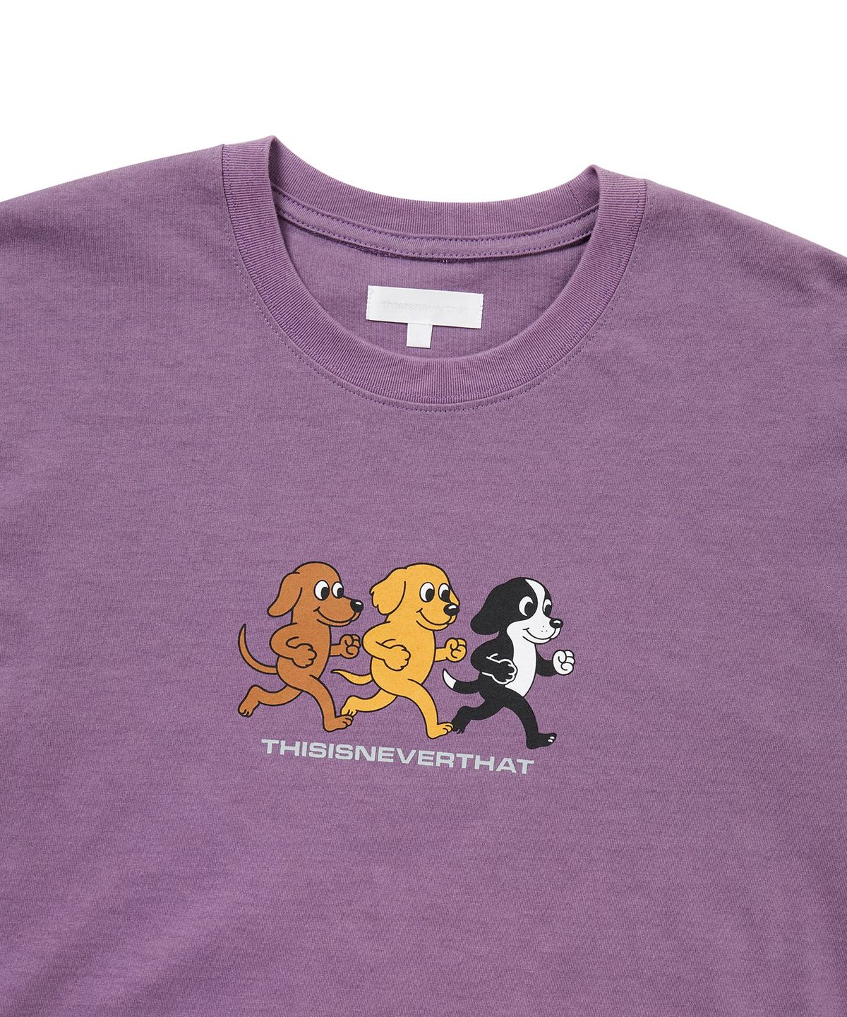 디스이즈네버댓(THISISNEVERTHAT) Dogs Tee Dark Ruby