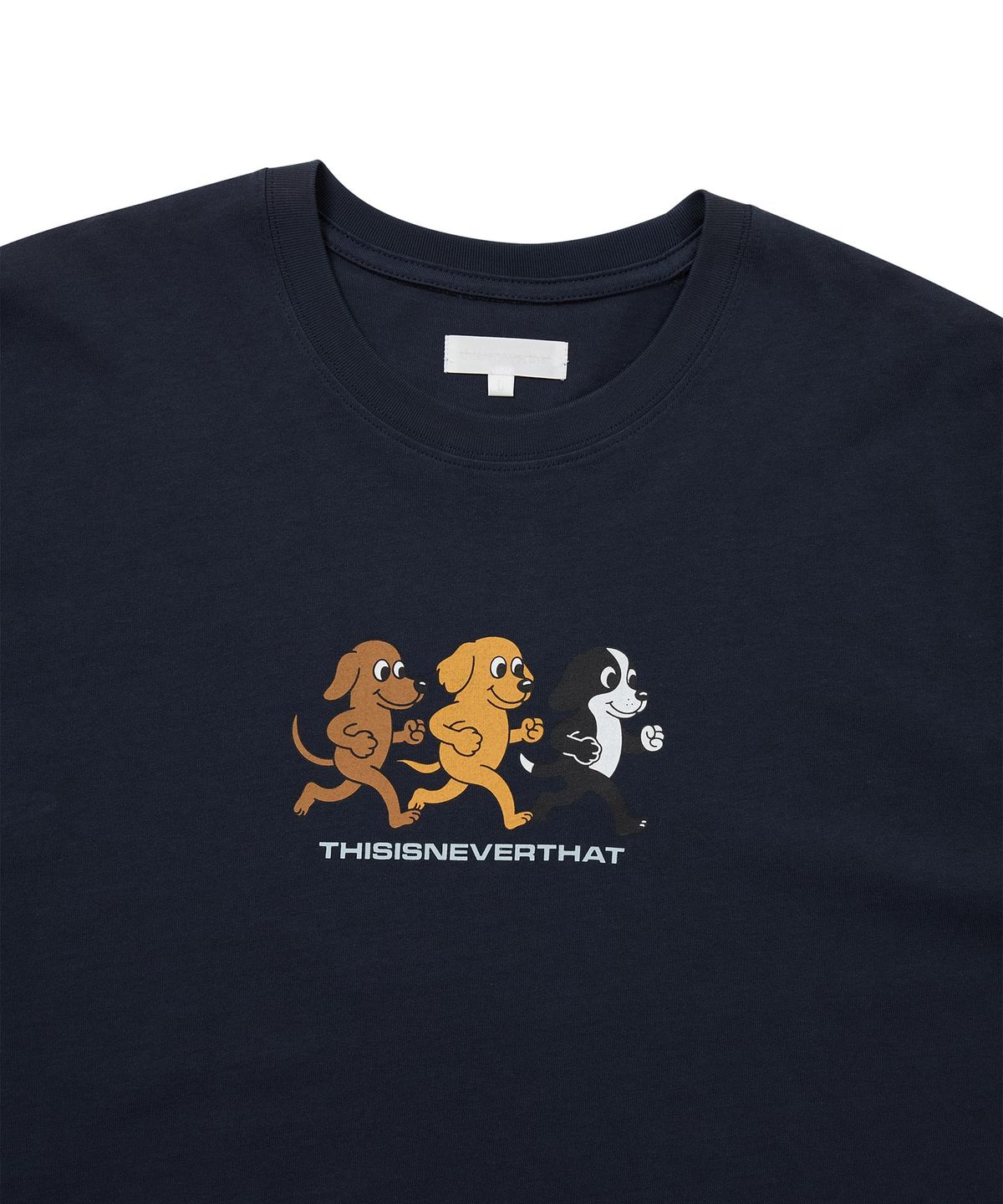 디스이즈네버댓(THISISNEVERTHAT) Dogs Tee Navy