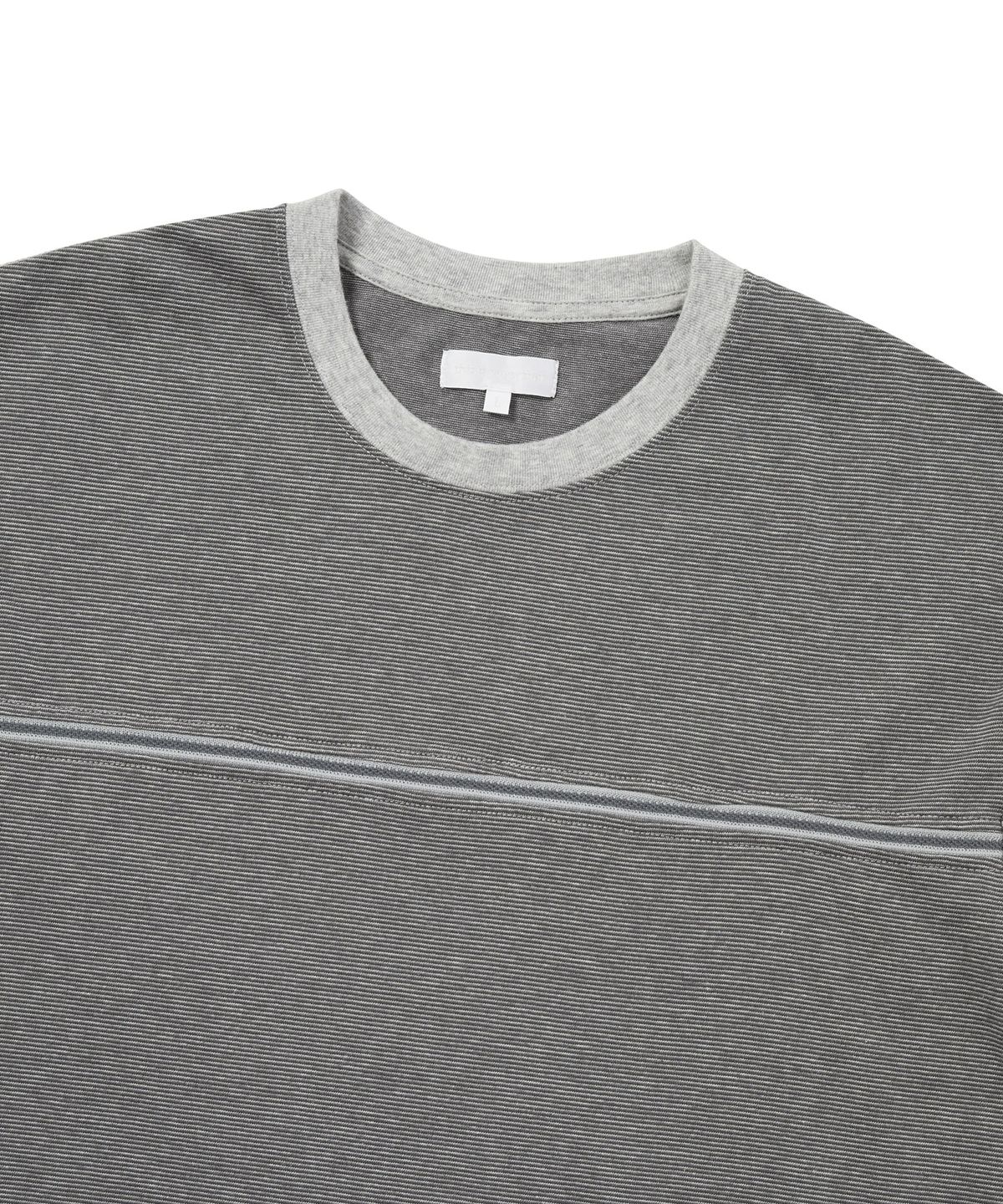 디스이즈네버댓(THISISNEVERTHAT) Micro Striped Tee Grey