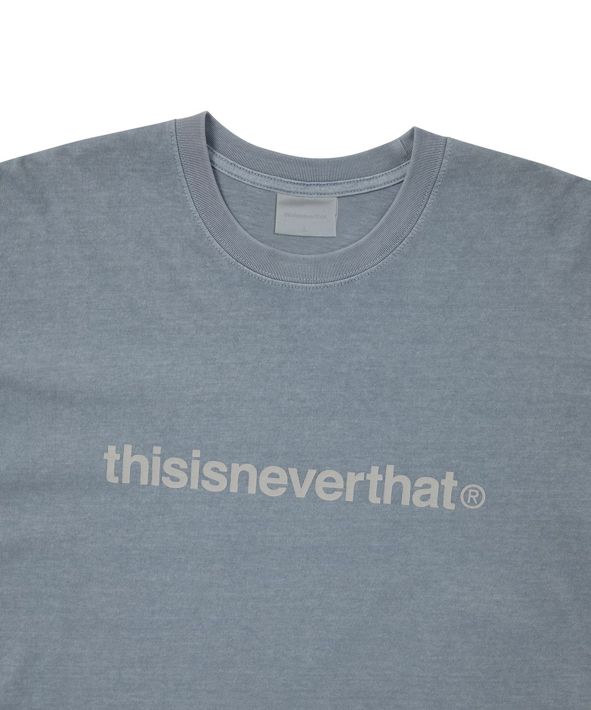 디스이즈네버댓(THISISNEVERTHAT) T-Logo L/S Tee Ash Blue