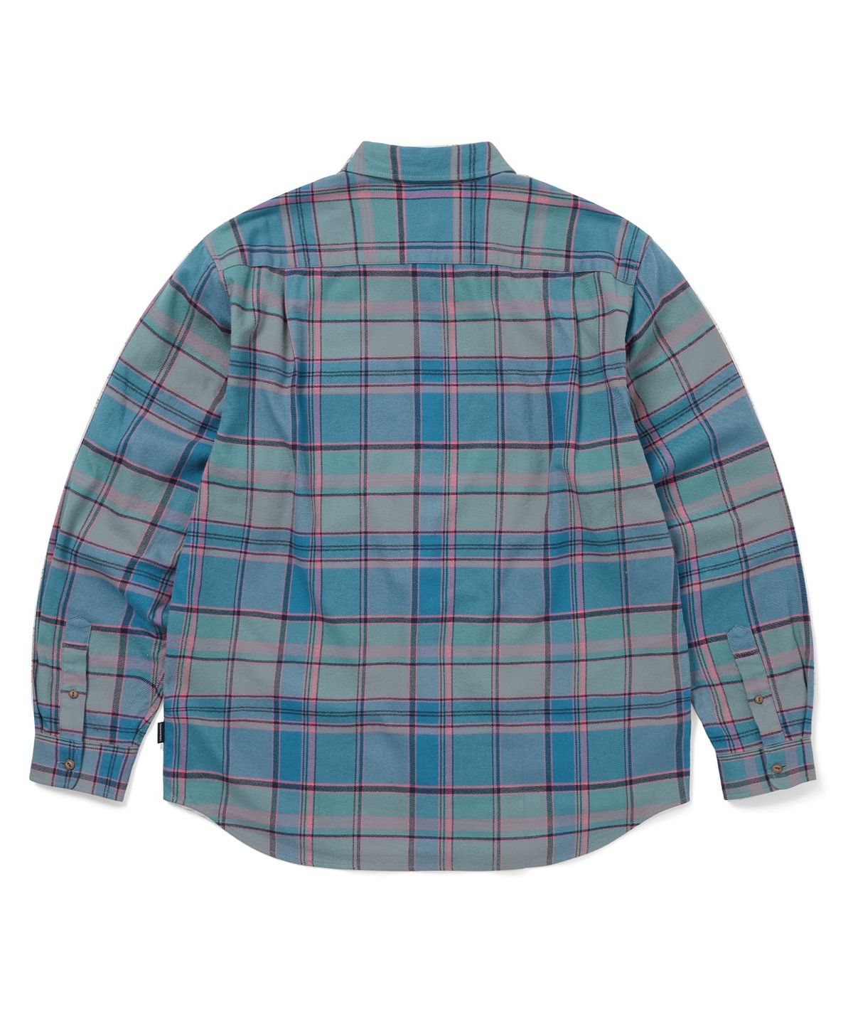 디스이즈네버댓(THISISNEVERTHAT) Flannel Check Shirt Teal Blue