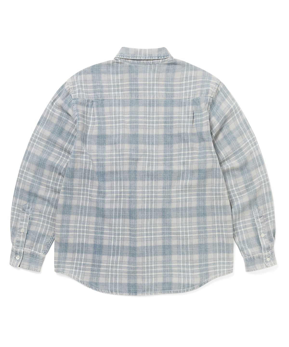 디스이즈네버댓(THISISNEVERTHAT) Washed Check Shirt Blue
