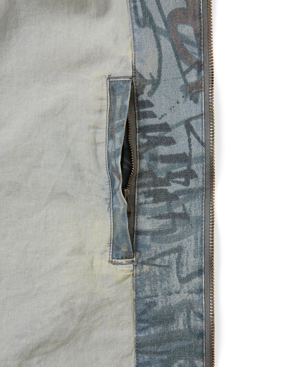 디스이즈네버댓(THISISNEVERTHAT) Denim Blouson Jacket Script