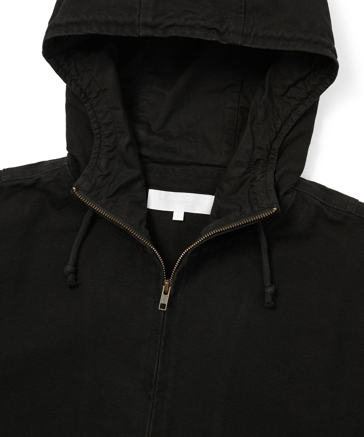 디스이즈네버댓(THISISNEVERTHAT) Canvas Hooded Jacket Black