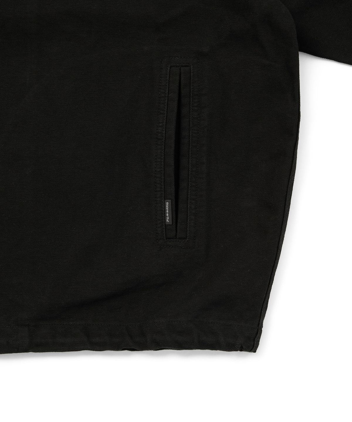 디스이즈네버댓(THISISNEVERTHAT) Canvas Hooded Jacket Black