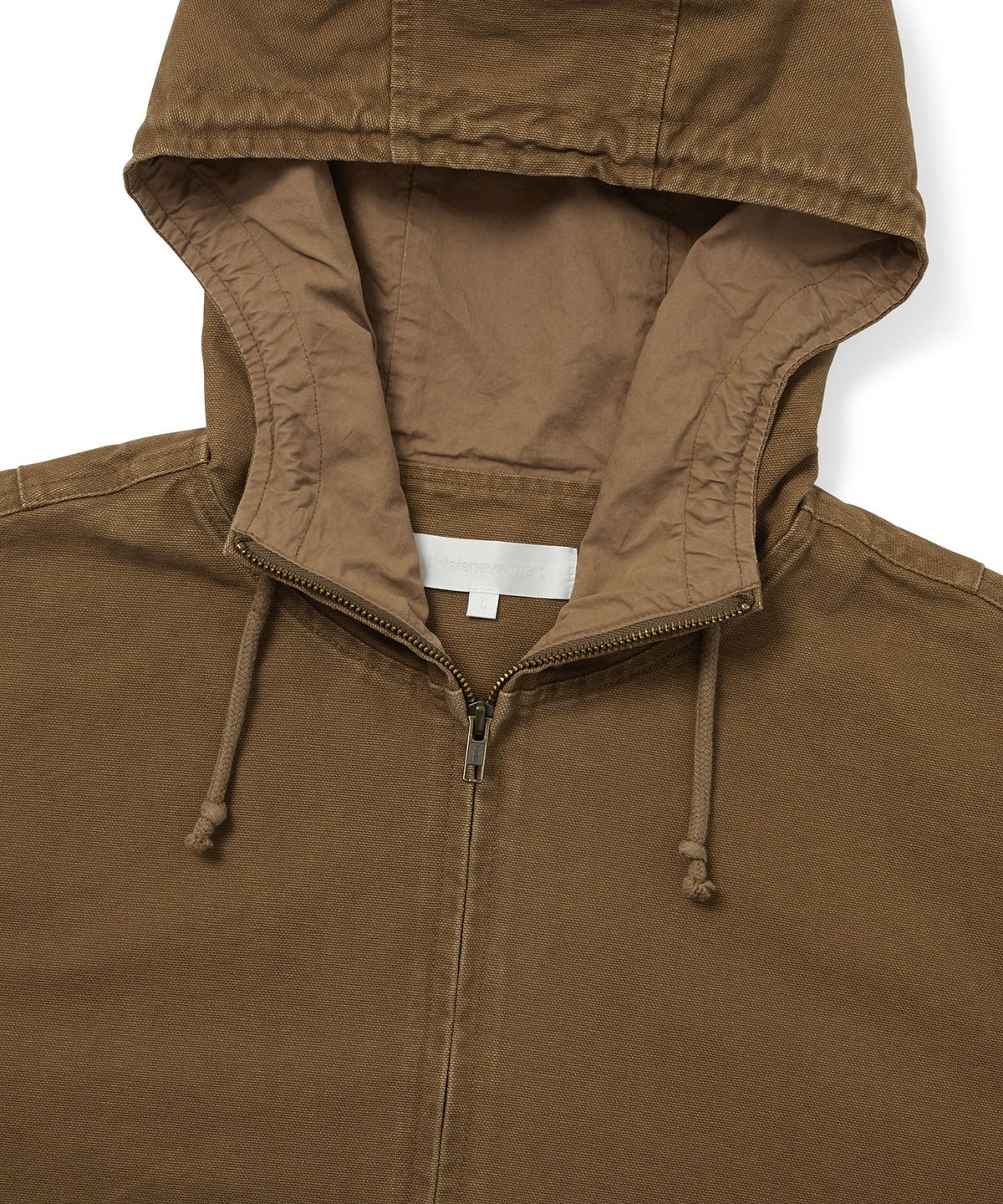 디스이즈네버댓(THISISNEVERTHAT) Canvas Hooded Jacket Light Brown