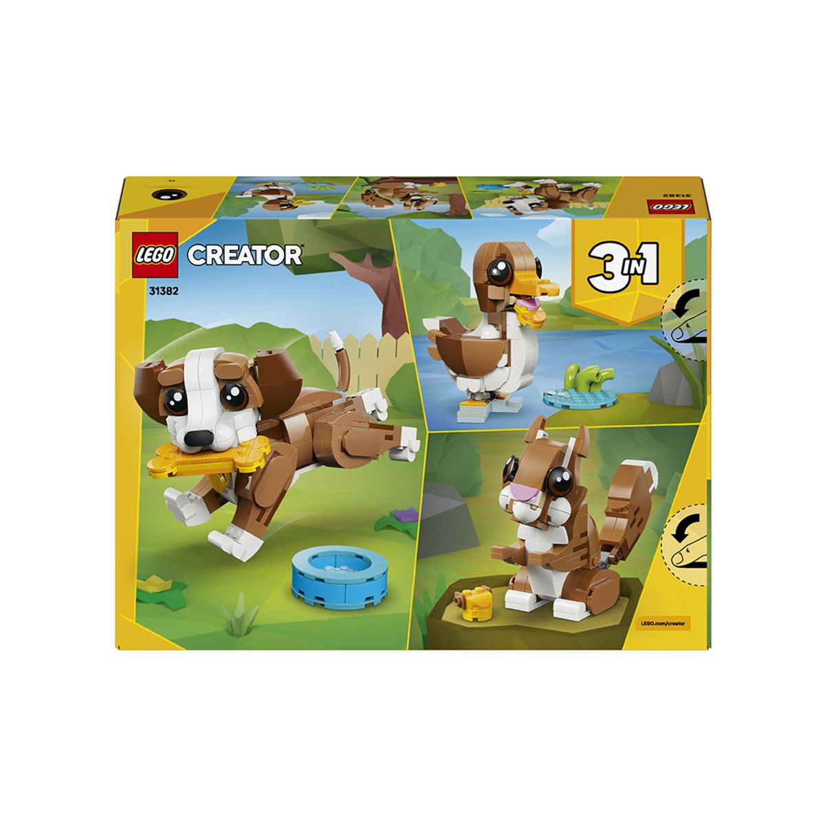 레고(LEGO) 레고 크리에이터 3-in-1 31382 귀여운 동물들: 강아지 [레고공식]