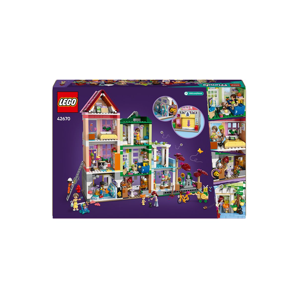 레고(LEGO) 레고 프렌즈 42670 하트레이크 시티 아파트와 상점 [레고공식]