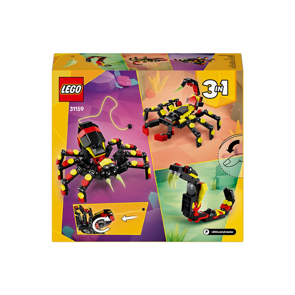 레고(LEGO) 레고 크리에이터 3-in-1 31159 세계의 동물 탐험: 놀라운 거미 [레고공식]