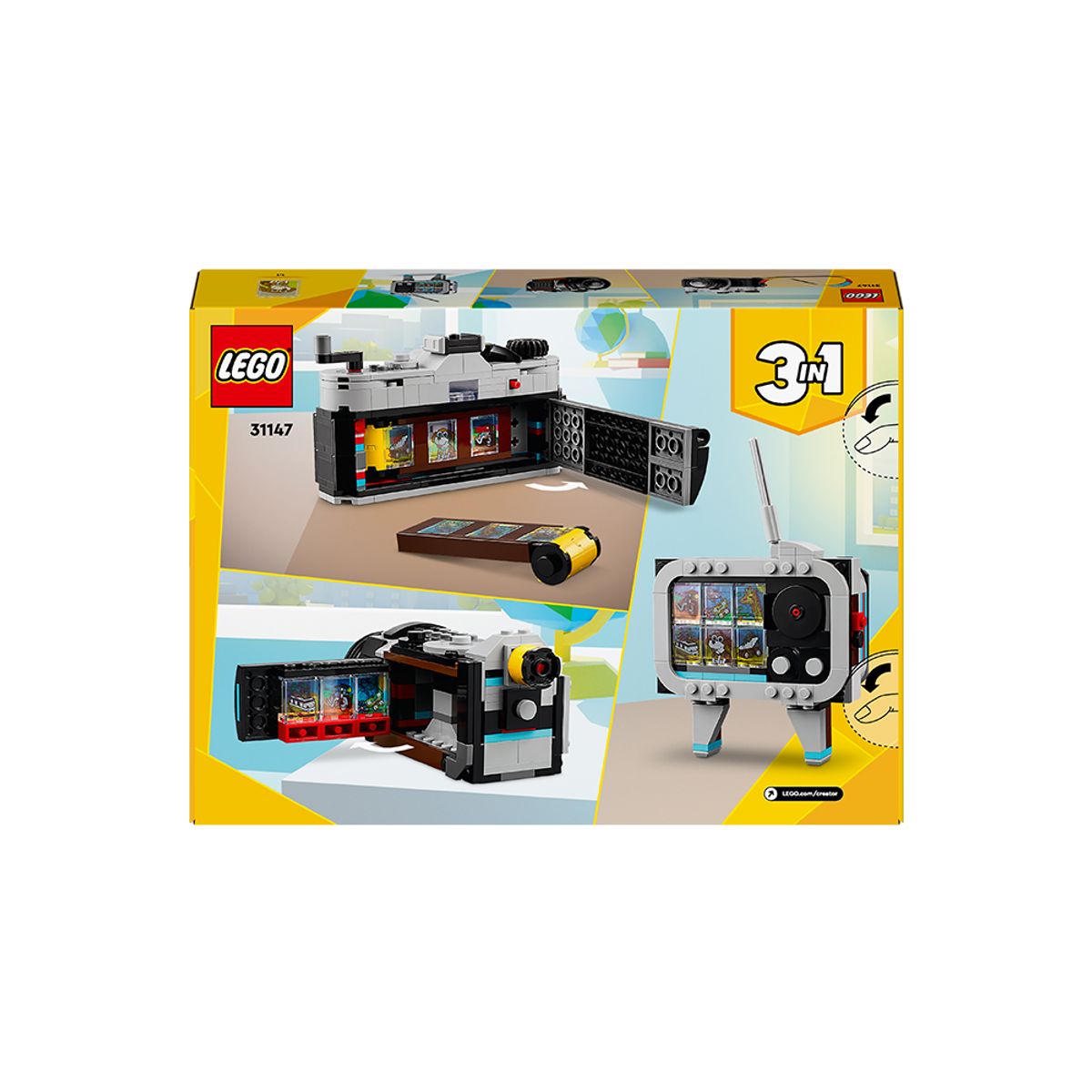 레고(LEGO) 레고 크리에이터3-in-1 31147 레트로 카메라 [레고공식]