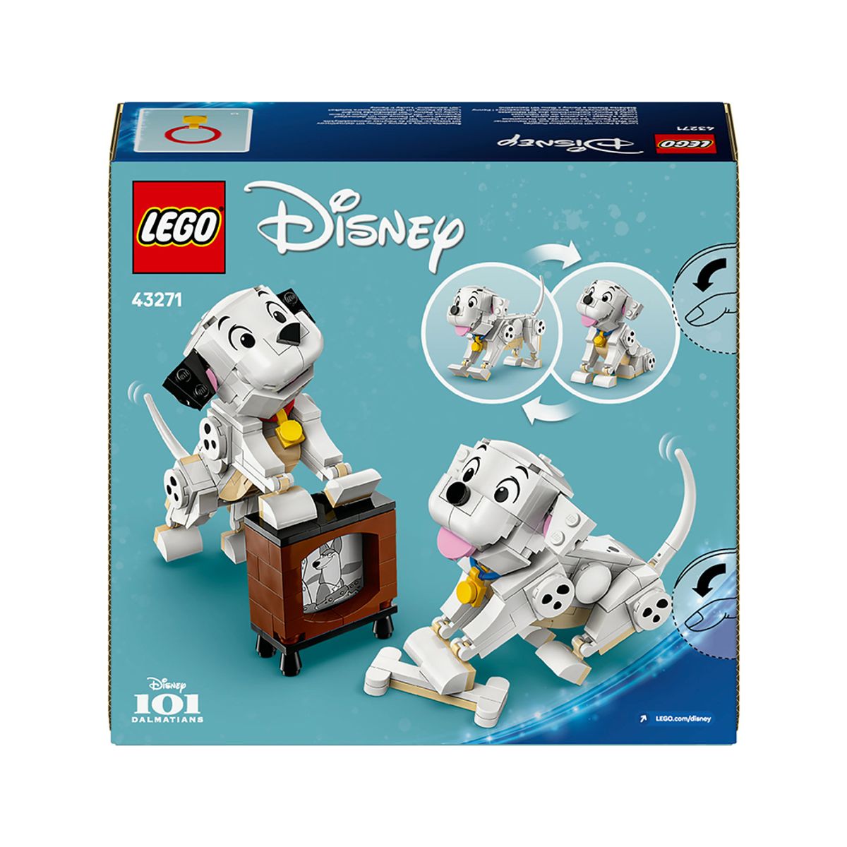 레고(LEGO) 레고 디즈니 클래식 43271 럭키와 페니 101 달마시안 강아지 [레고공식]