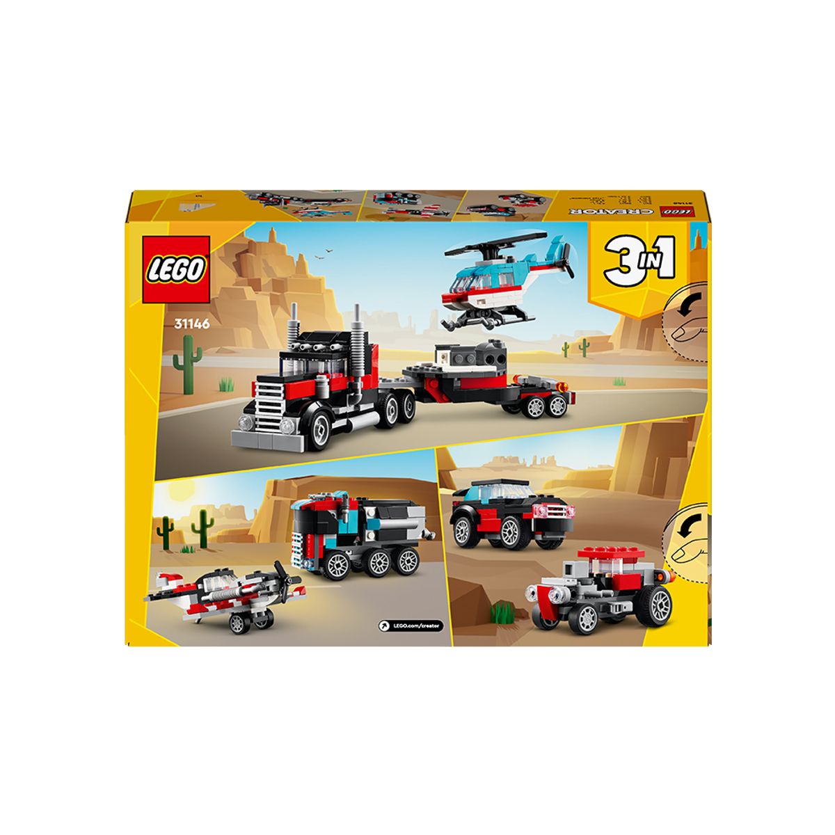 레고(LEGO) 레고 크리에이터3-in-1 31146 트럭과 헬리콥터 [레고공식]
