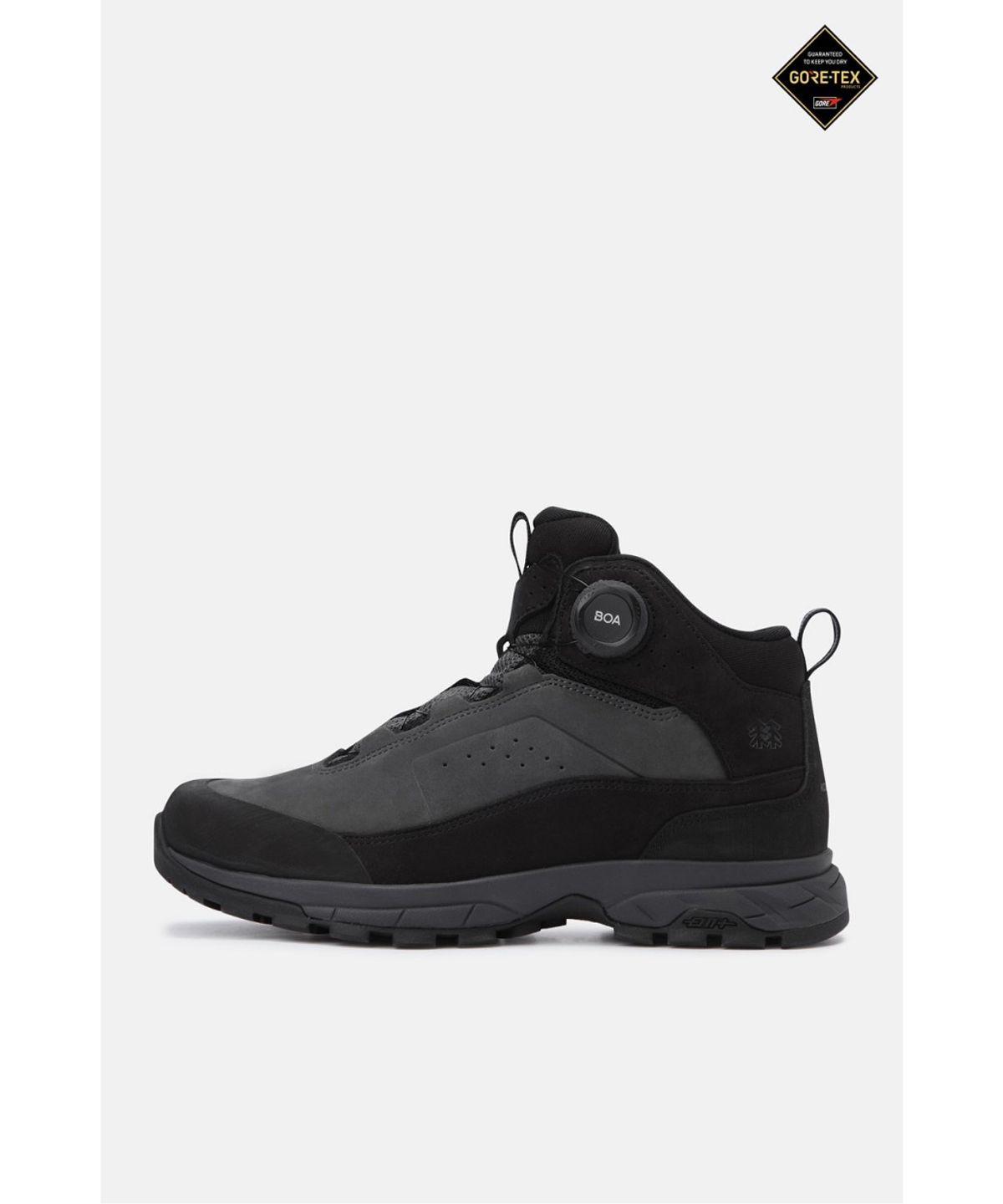 코오롱스포츠(KOLON SPORT) 미드컷 하이킹 슈즈 페더 BOA GTX FE4HX26520GRY