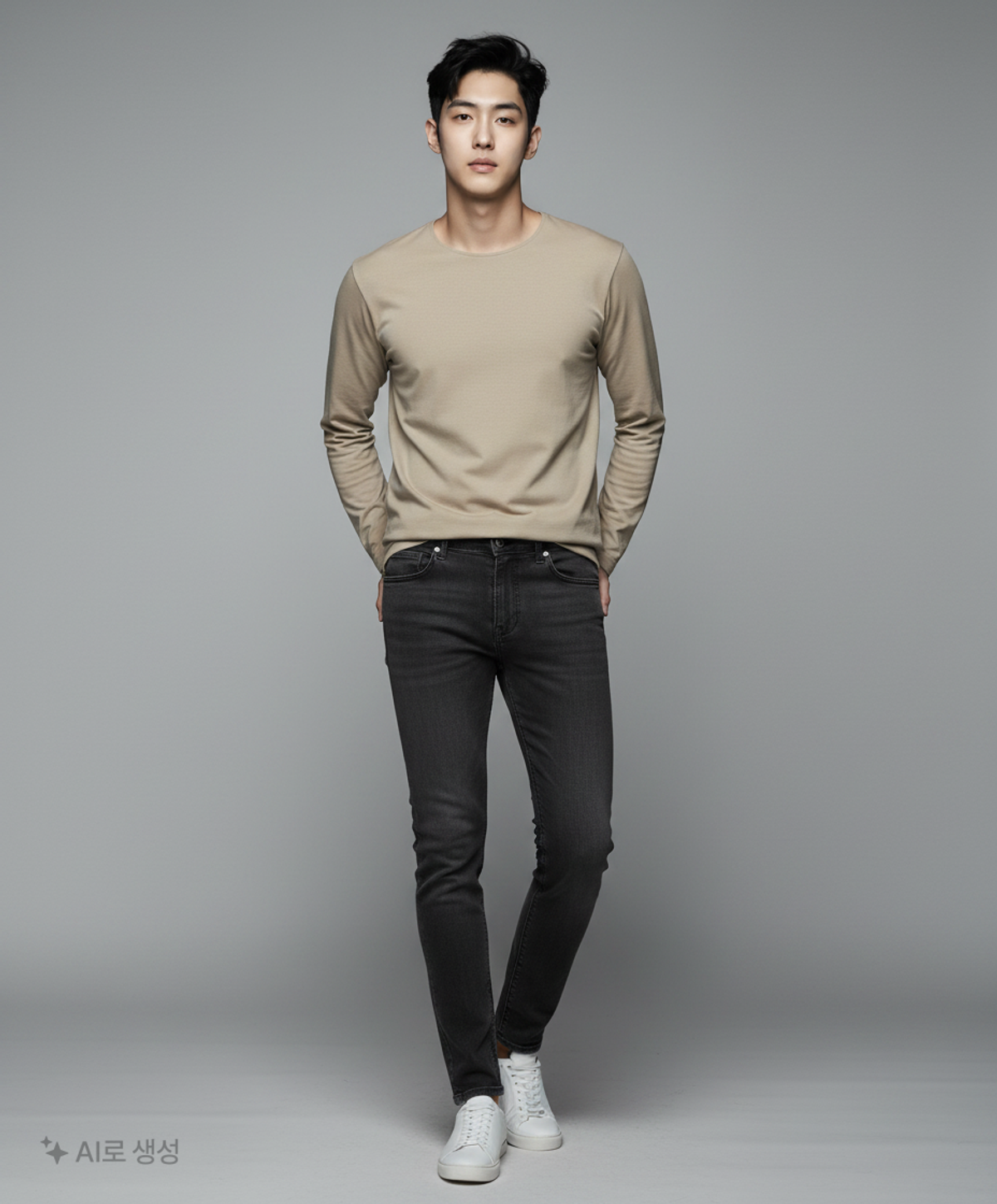 무신사 스탠다드(MUSINSA STANDARD) 긴소매 티셔츠 L