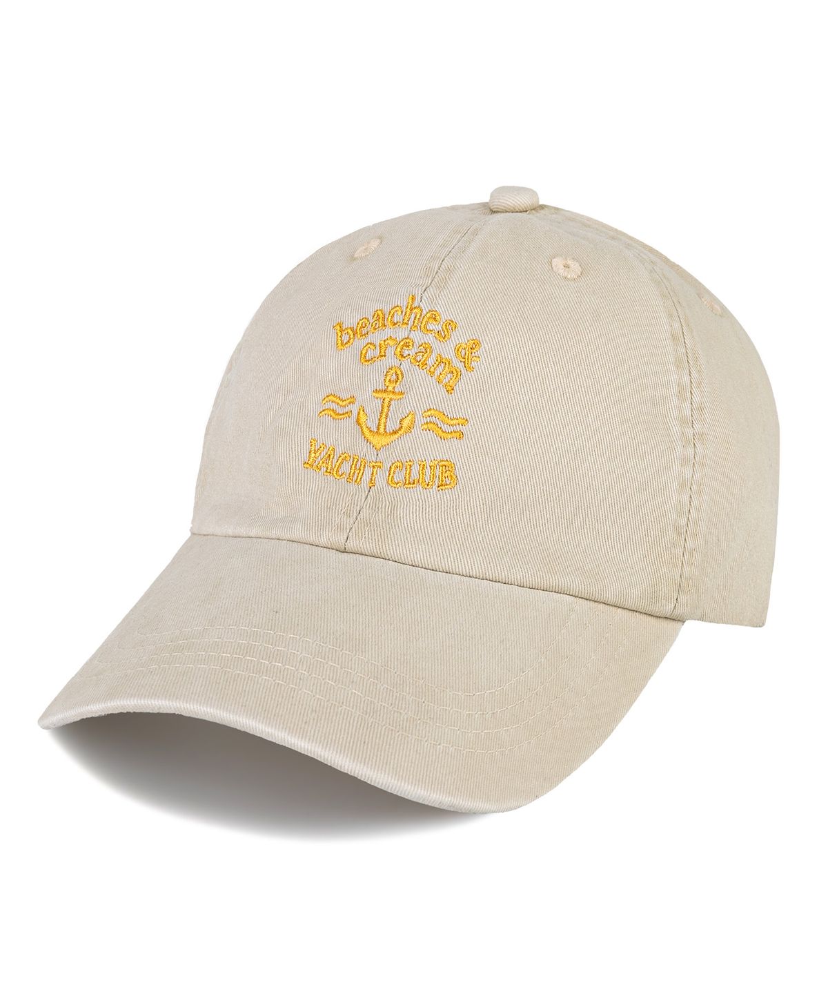 비치스앤 크림 키즈(BEACHESAND CREAM KIDS) 요트클럽 카치온 볼캡-연베이지(Yacht club Cation Ball cap)