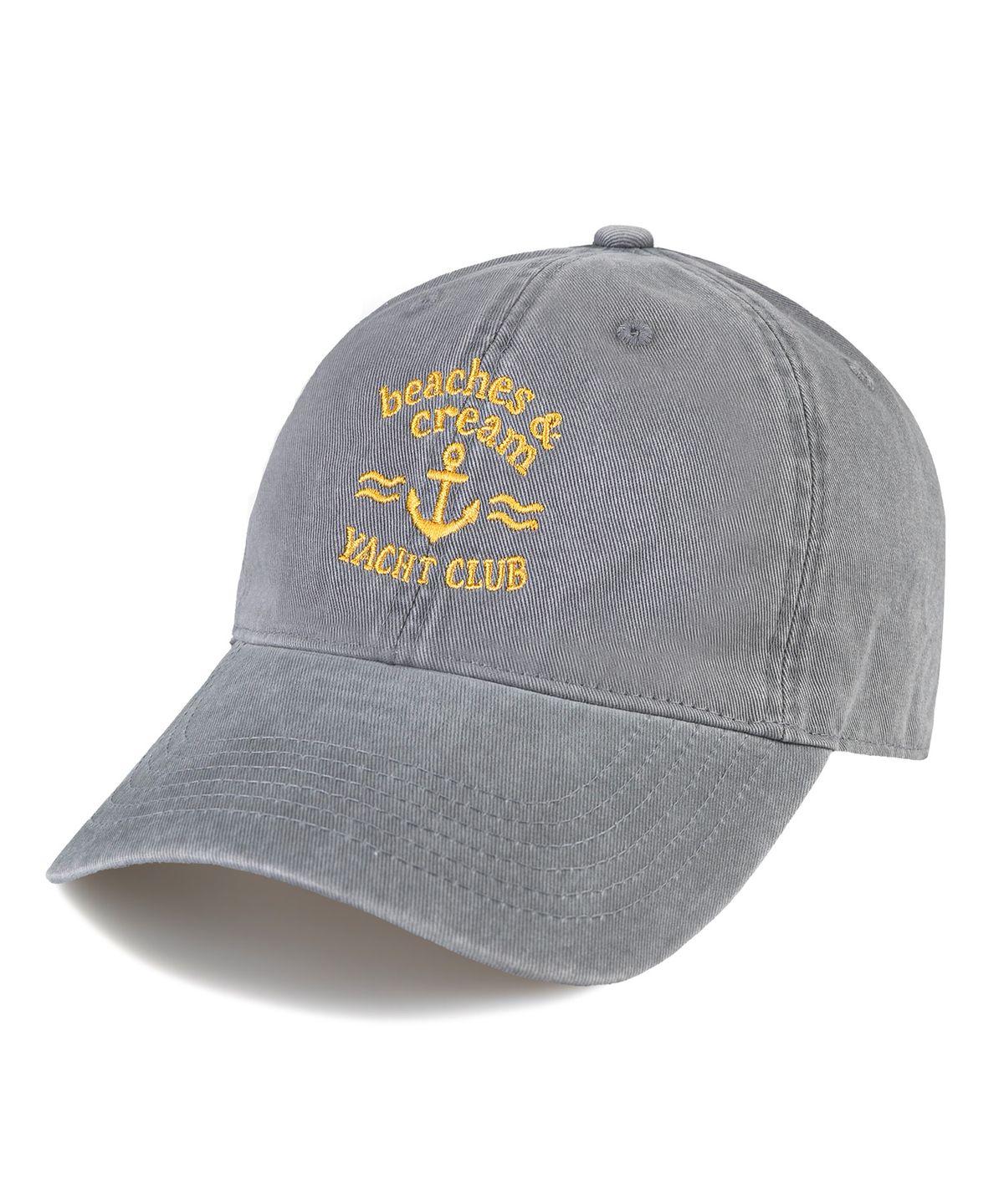 비치스앤 크림 키즈(BEACHESAND CREAM KIDS) 요트클럽 카치온 볼캡-그레이(Yacht club Cation Ball cap)