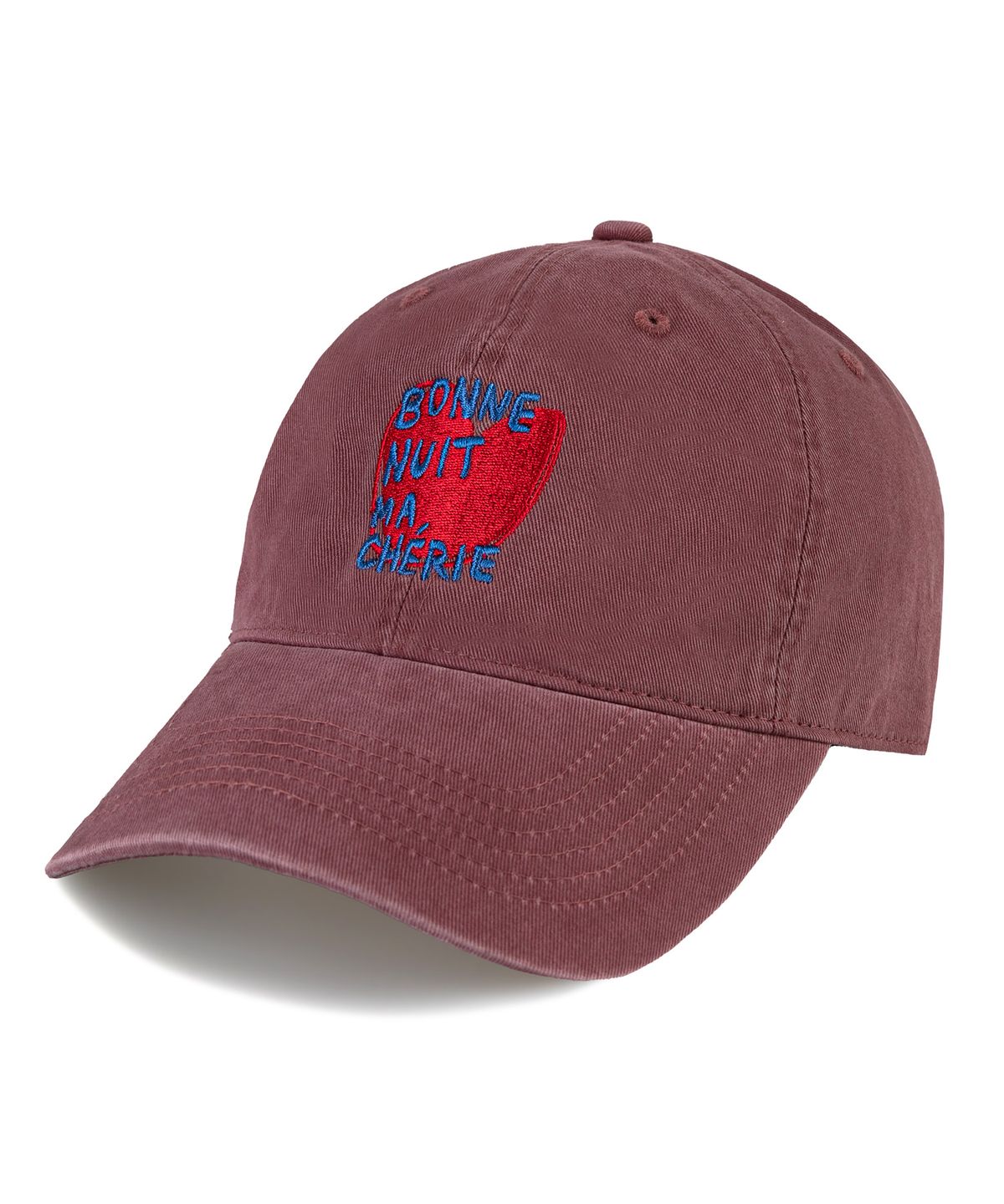 비치스앤 크림 키즈(BEACHESAND CREAM KIDS) 보넷하트 카치온 볼캡-버건디(Bonnet Cation Ball cap)