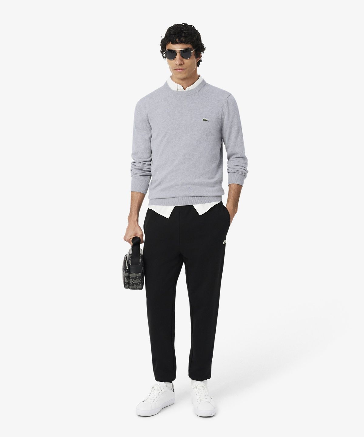 라코스테(LACOSTE) 남성 코튼 크루넥 풀오버 AH1985-56N CCA