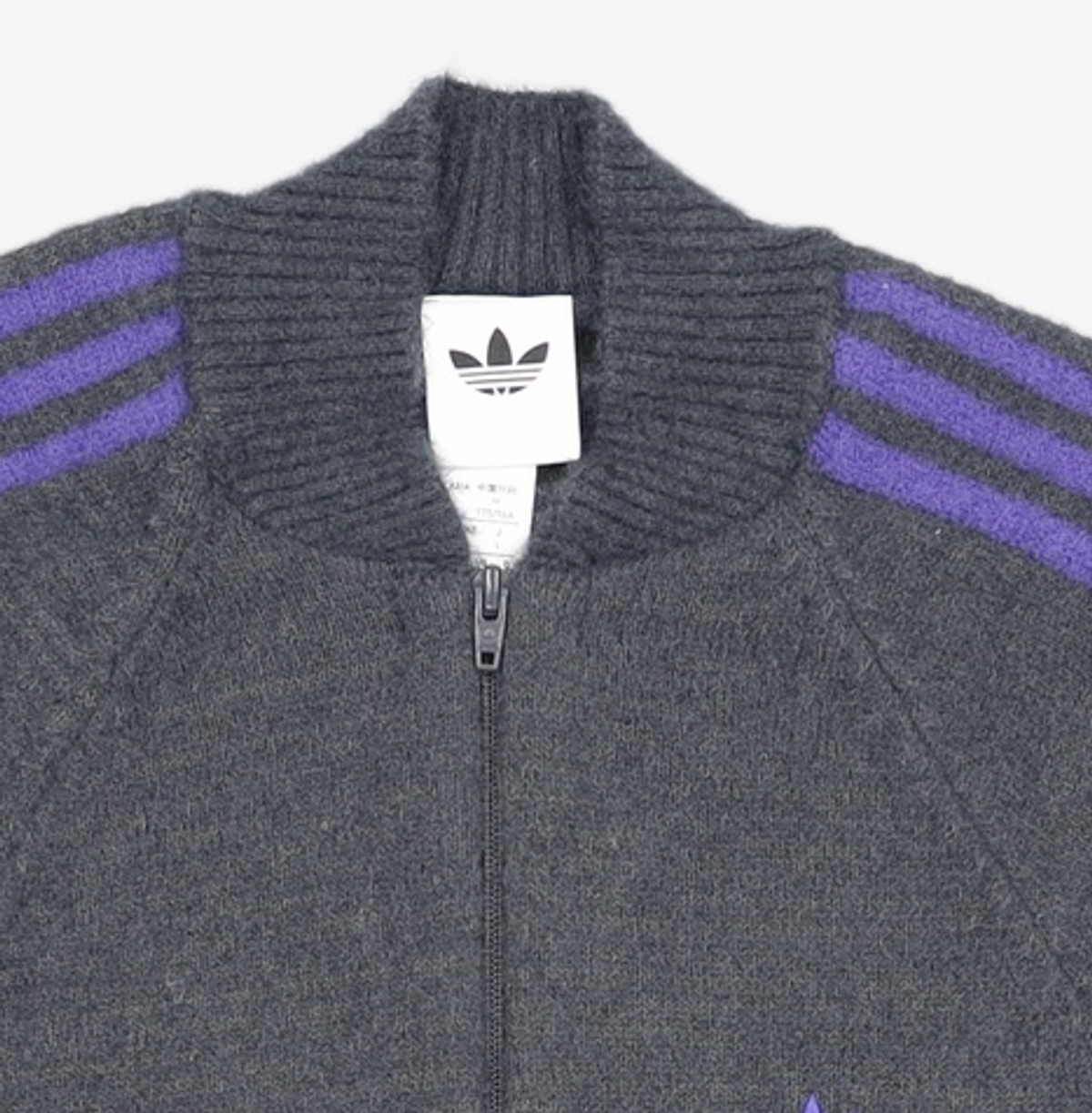 아디다스(ADIDAS) 니트 슈퍼스타 트랙탑 - 다크그레이 / KD9396 M