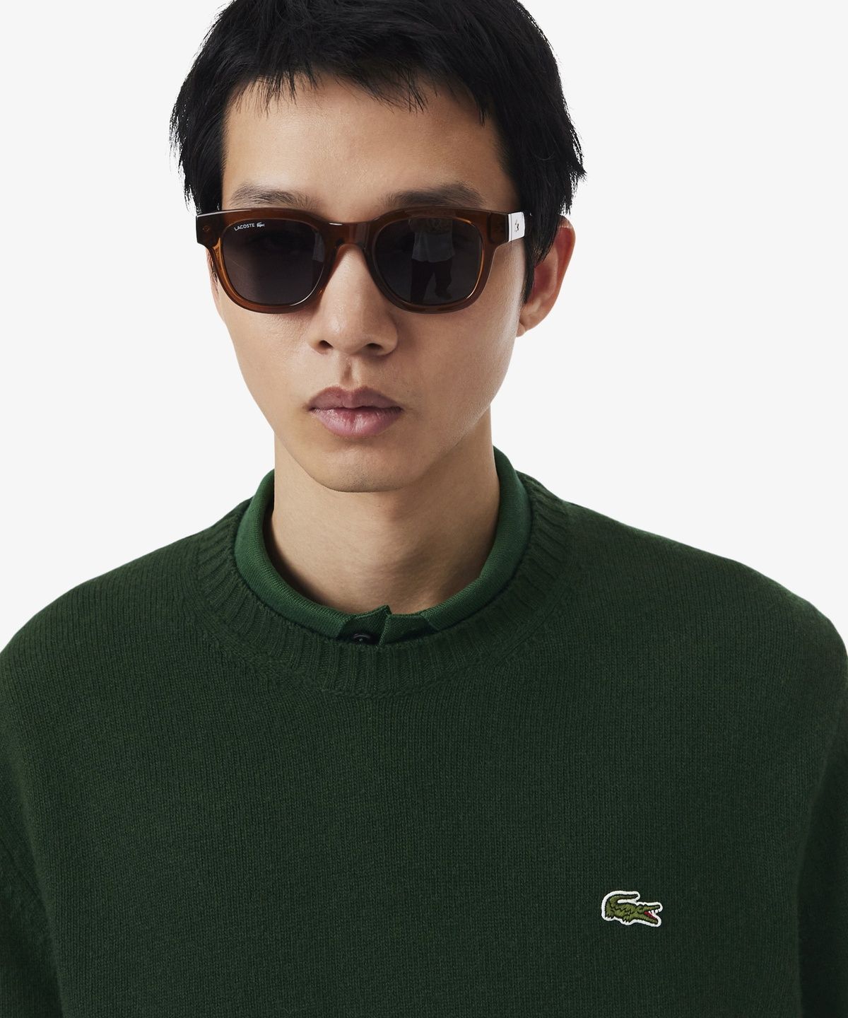 라코스테(LACOSTE) 남성 방모 크루넥 풀오버 AH2916-56N YZP