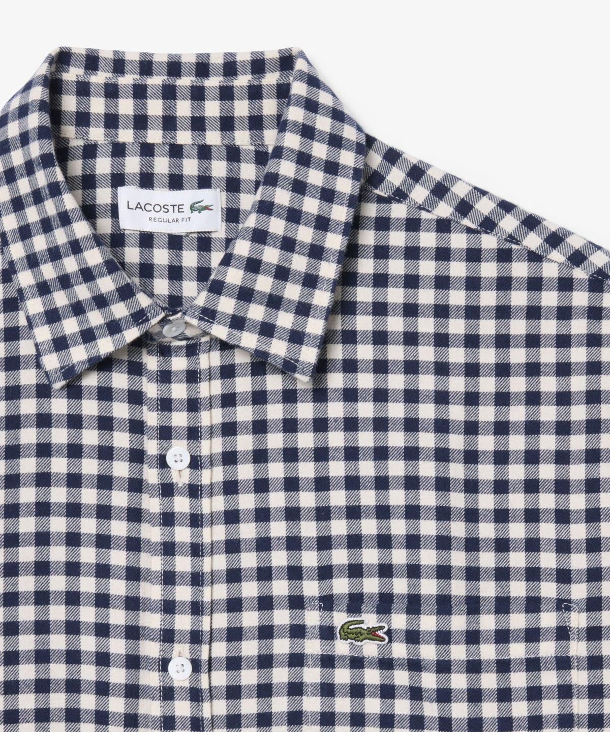 라코스테(LACOSTE) 남성 플란넬 깅엄 체크 셔츠 CH3582-56N XDE