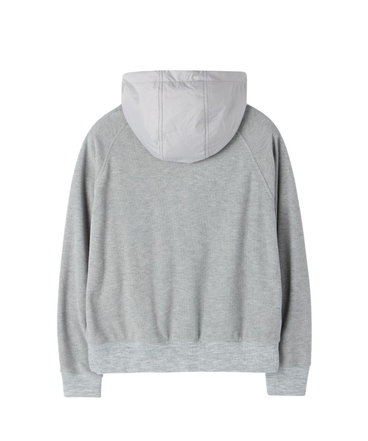 브롬톤 런던(BROMPTON LONDON) W CORDUROY HOODED ZIP-UP - M/GREY (P263WFT165)