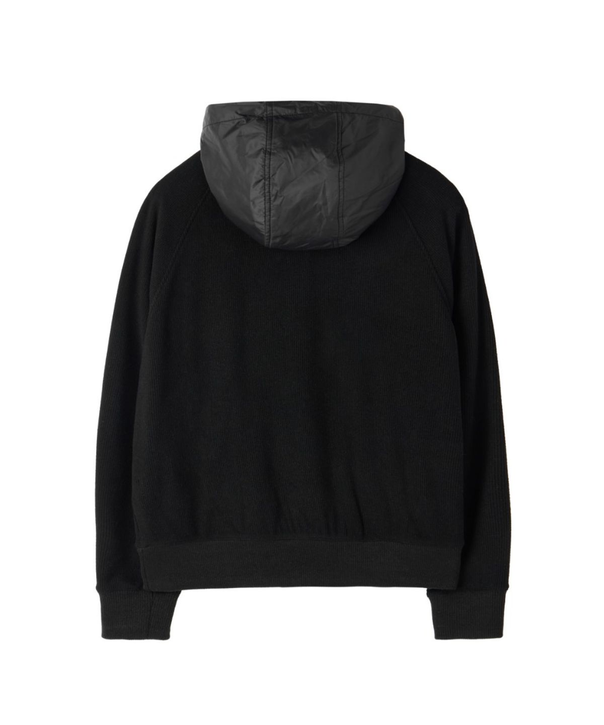 브롬톤 런던(BROMPTON LONDON) W CORDUROY HOODED ZIP-UP - BLACK (P263WFT165)