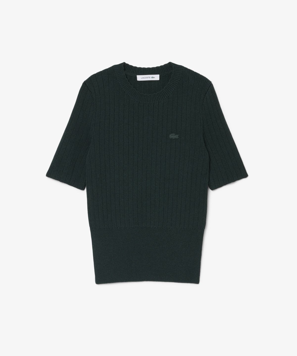 라코스테(LACOSTE) 여성 스캘럽 디테일 반팔 스웨터 AF8254-56N YZP