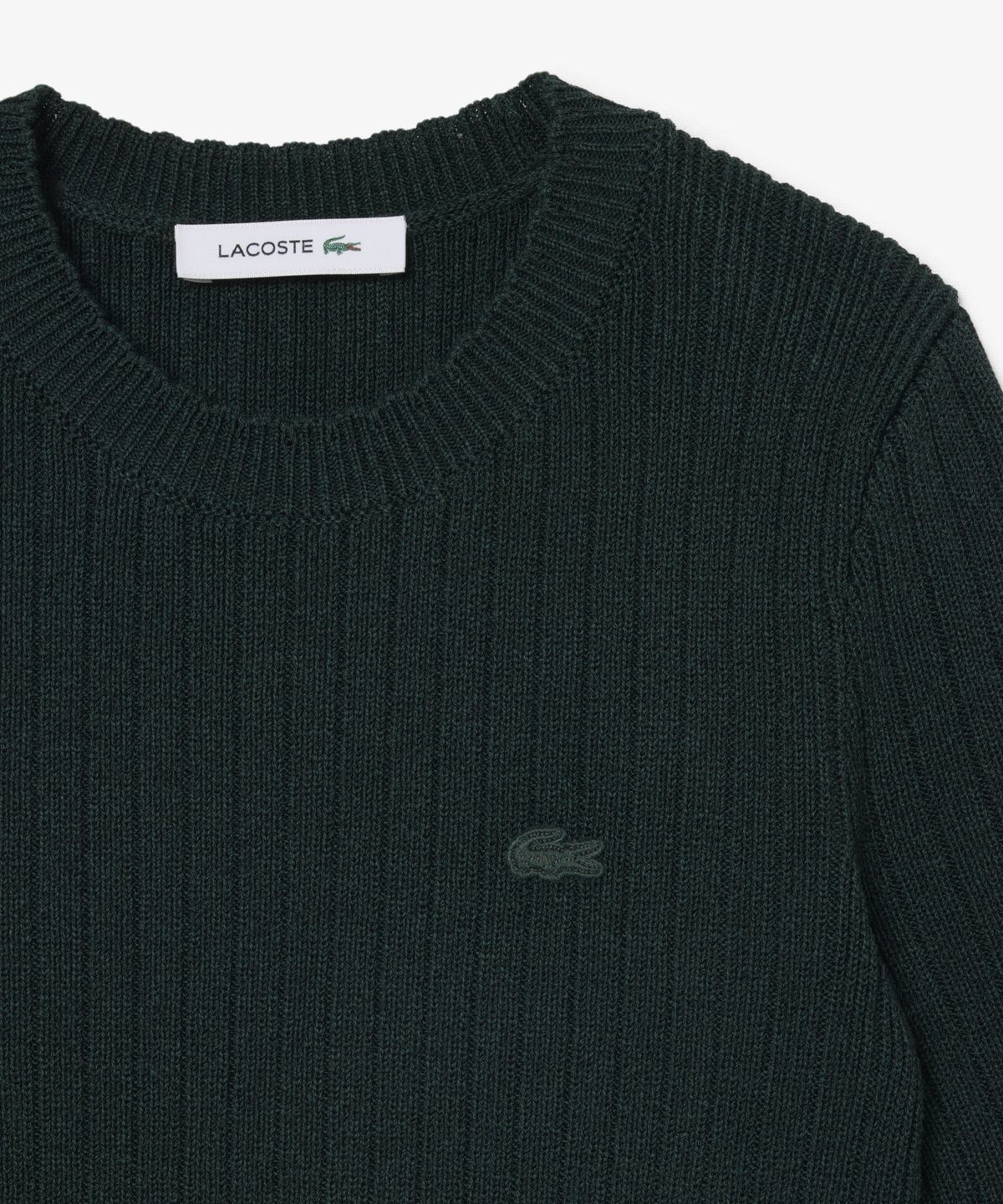 라코스테(LACOSTE) 여성 스캘럽 디테일 반팔 스웨터 AF8254-56N YZP