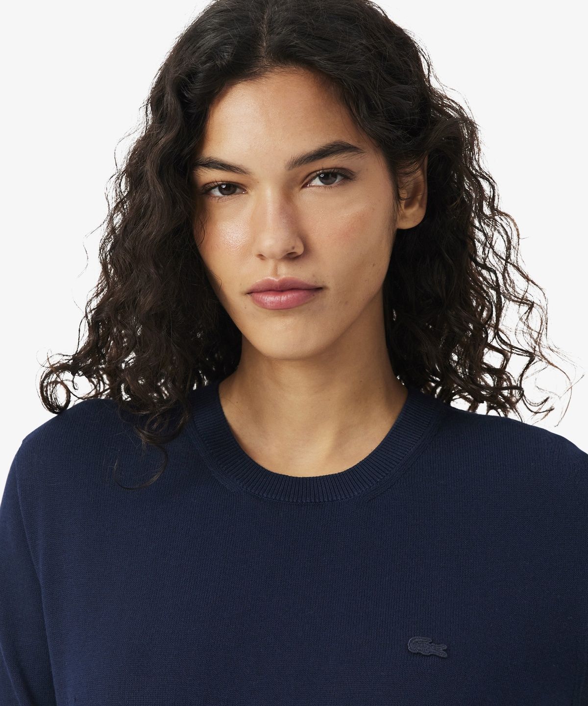 라코스테(LACOSTE) 여성 라이트 코튼 크루넥 스웨터 AF4145-56N 166