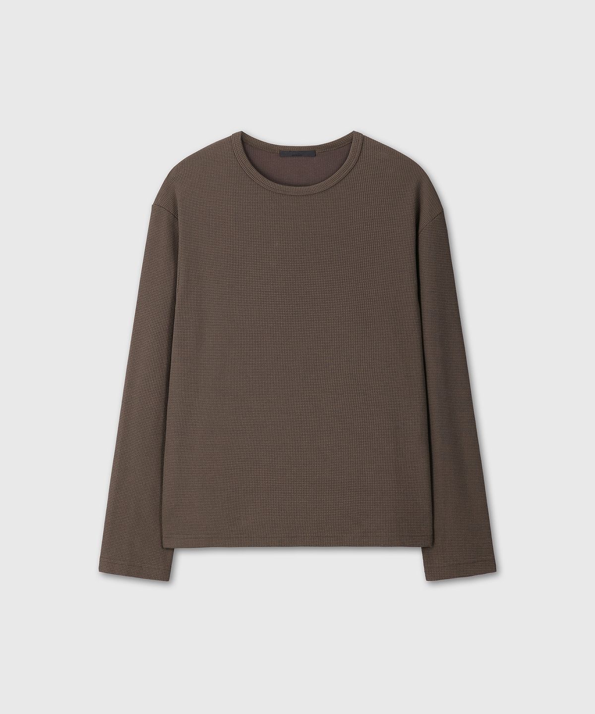 다이브인(DIVEIN) UNIFORM WAFFLE LONG SLEEVE (BROWN)