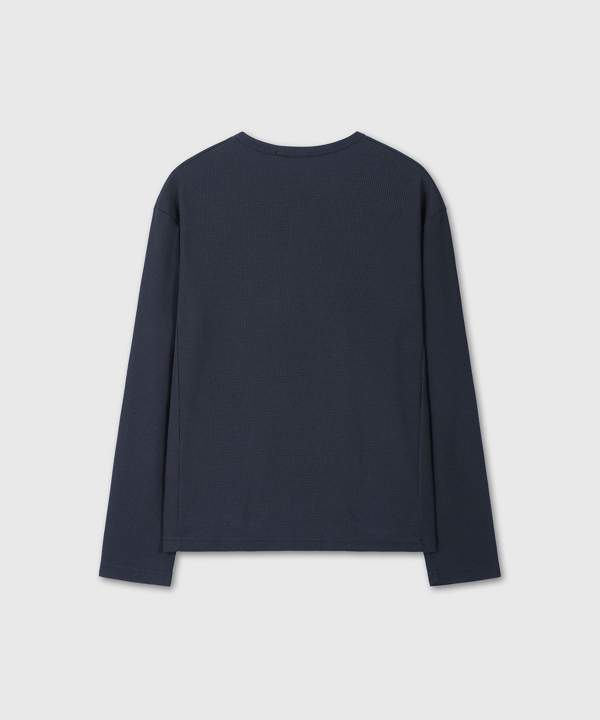 다이브인(DIVEIN) UNIFORM WAFFLE LONG SLEEVE (NAVY)