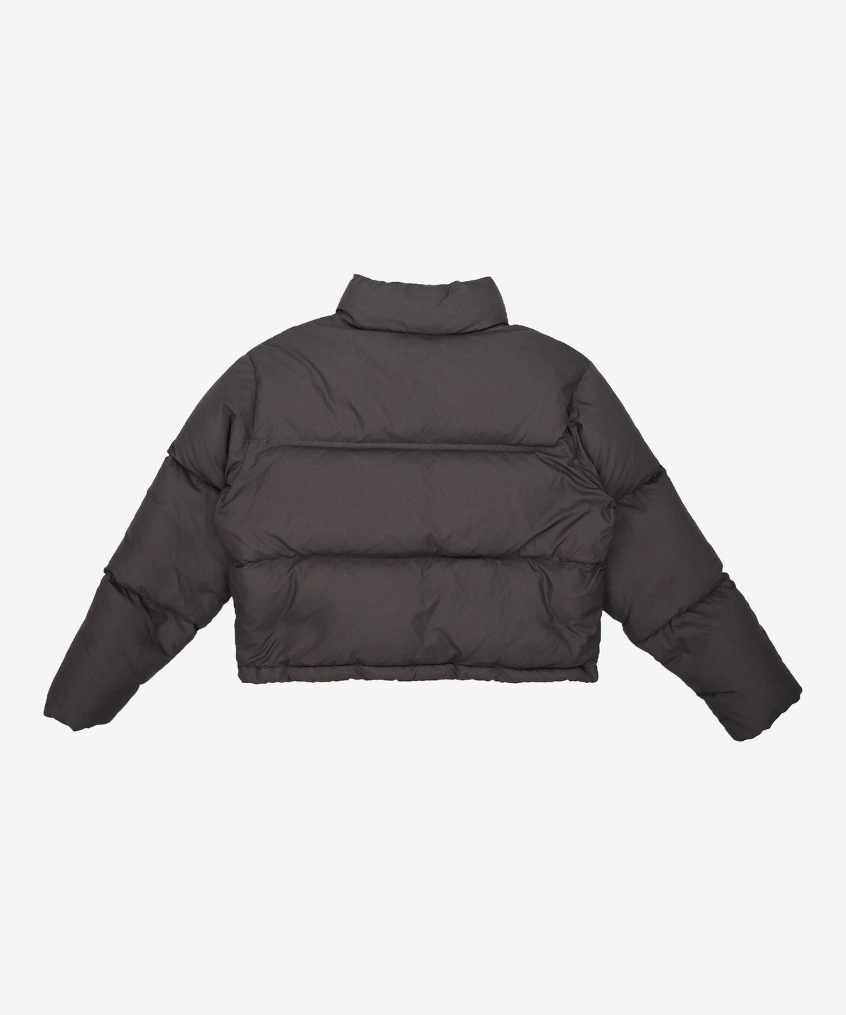 브라운브레스(BROWNBREATH) TAG CROPPED PUFFER - BLACK S