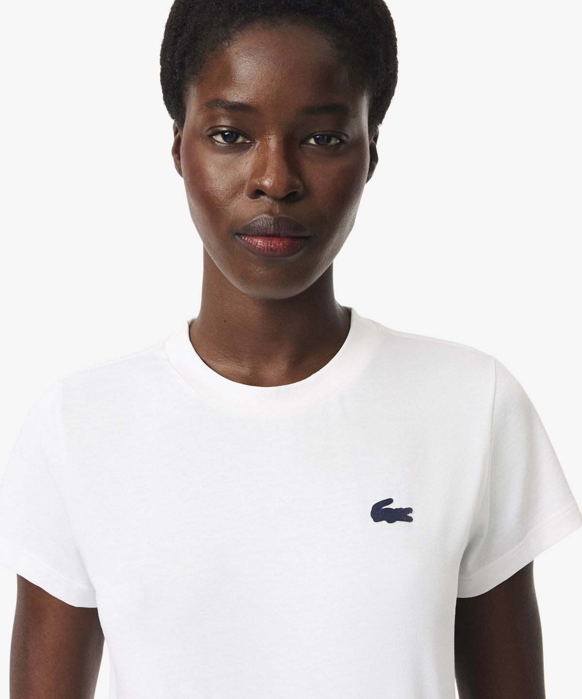 라코스테(LACOSTE) 여성 트레이닝 기본 티셔츠 TF9246-56N 001