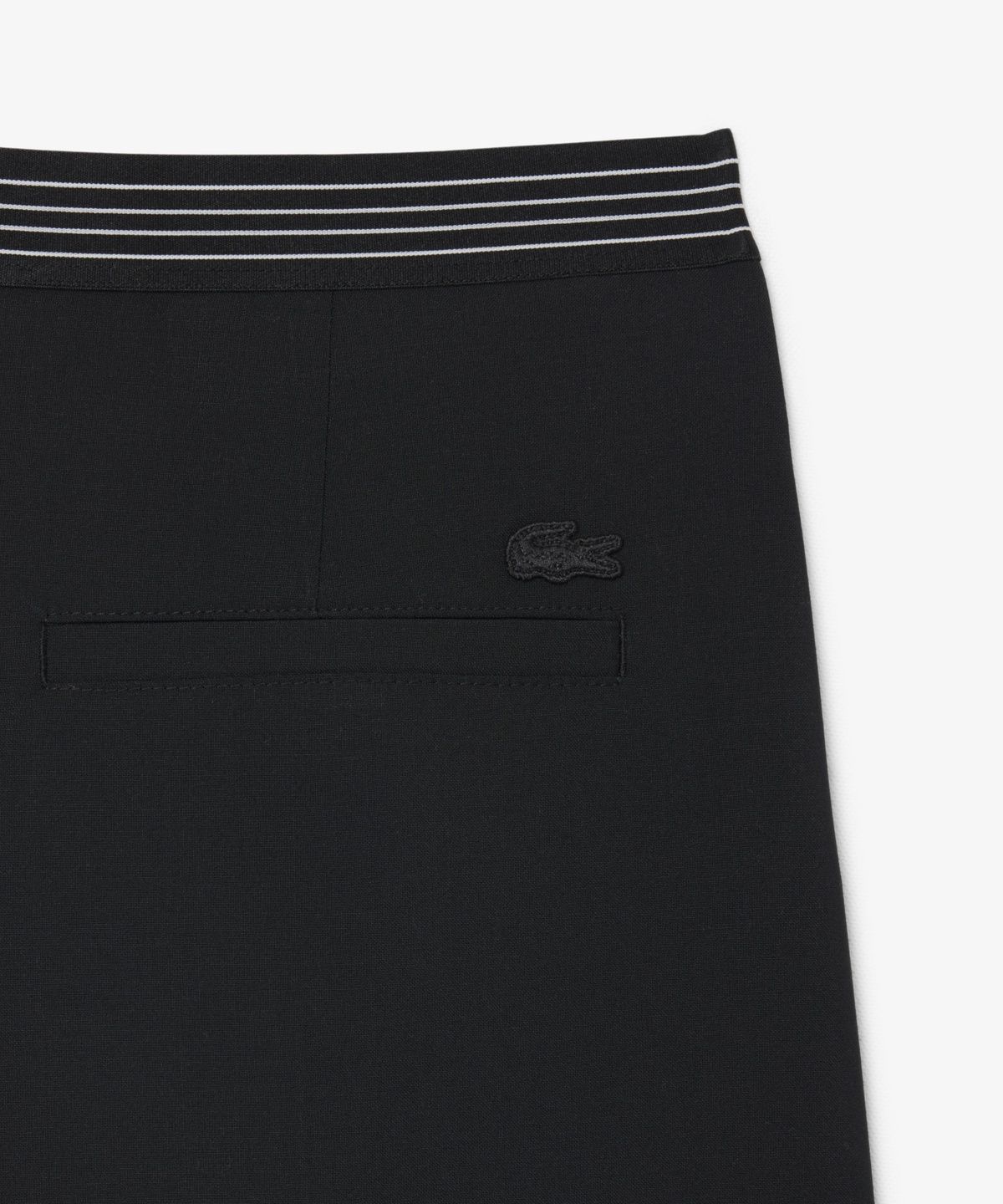 라코스테(LACOSTE) 여성 로고밴딩 세미 와이드 팬츠 HF5433-56N 031